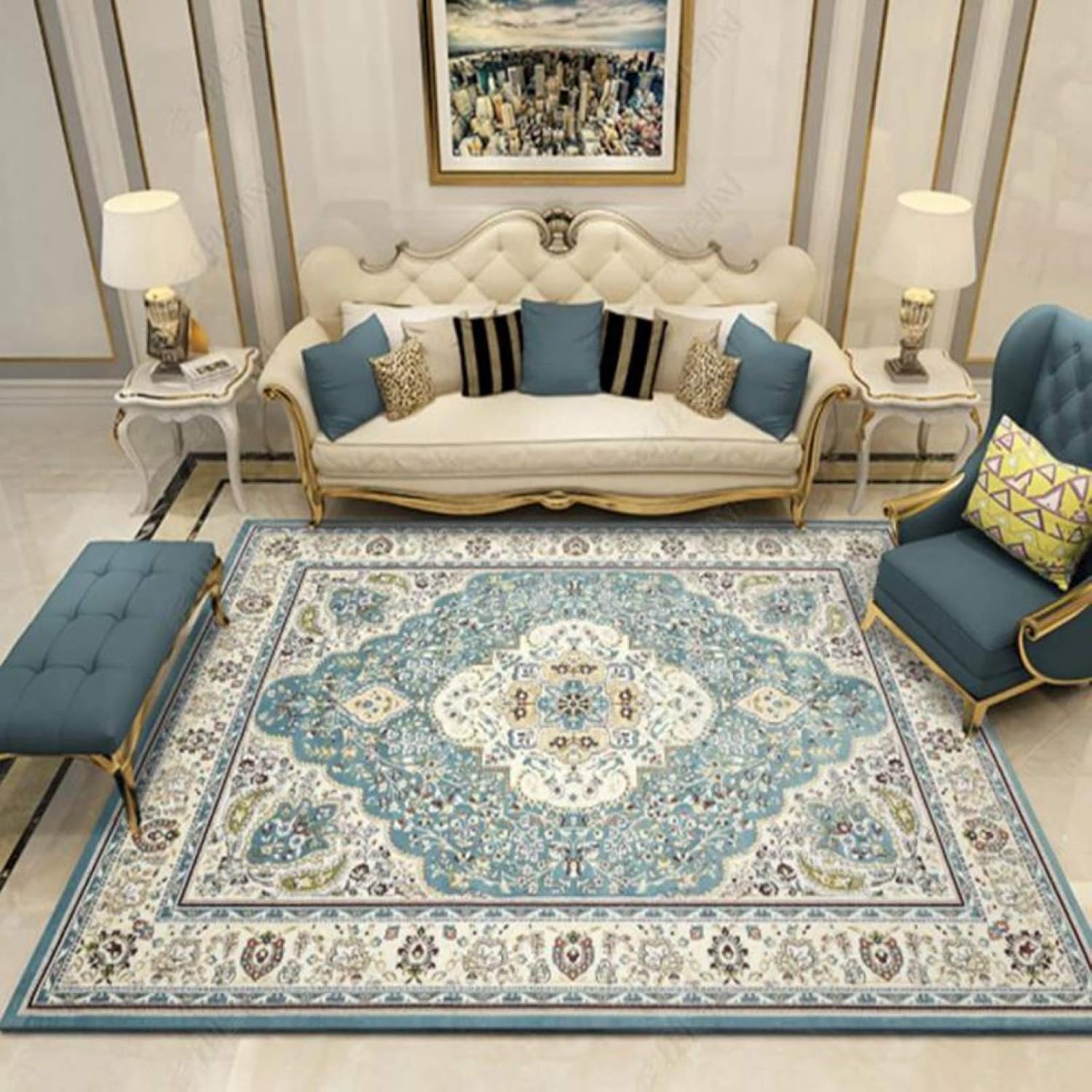 ラグ 160*230 アンティーク 風 絨毯 おしゃれ 花柄 民族柄 キリム柄 じゅうたん カーペット アクセントラグ ラグマット リビングマット 軽量 折りたたみ 防音 滑り止め 耐磨耗性 床暖房対