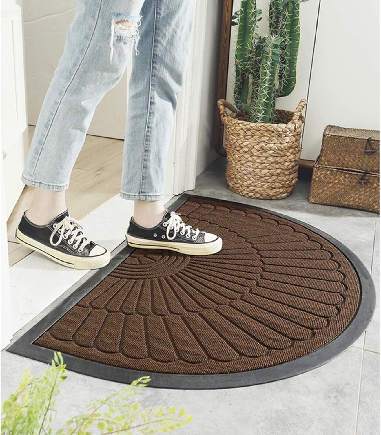 玄関マット 屋外 室内 おしゃれ 北欧 ドアマット ラグマット 泥落としマット 吸水マット 洗える エントランスマット 耐磨耗性 抗菌防臭 業務用 家庭用 滑り...