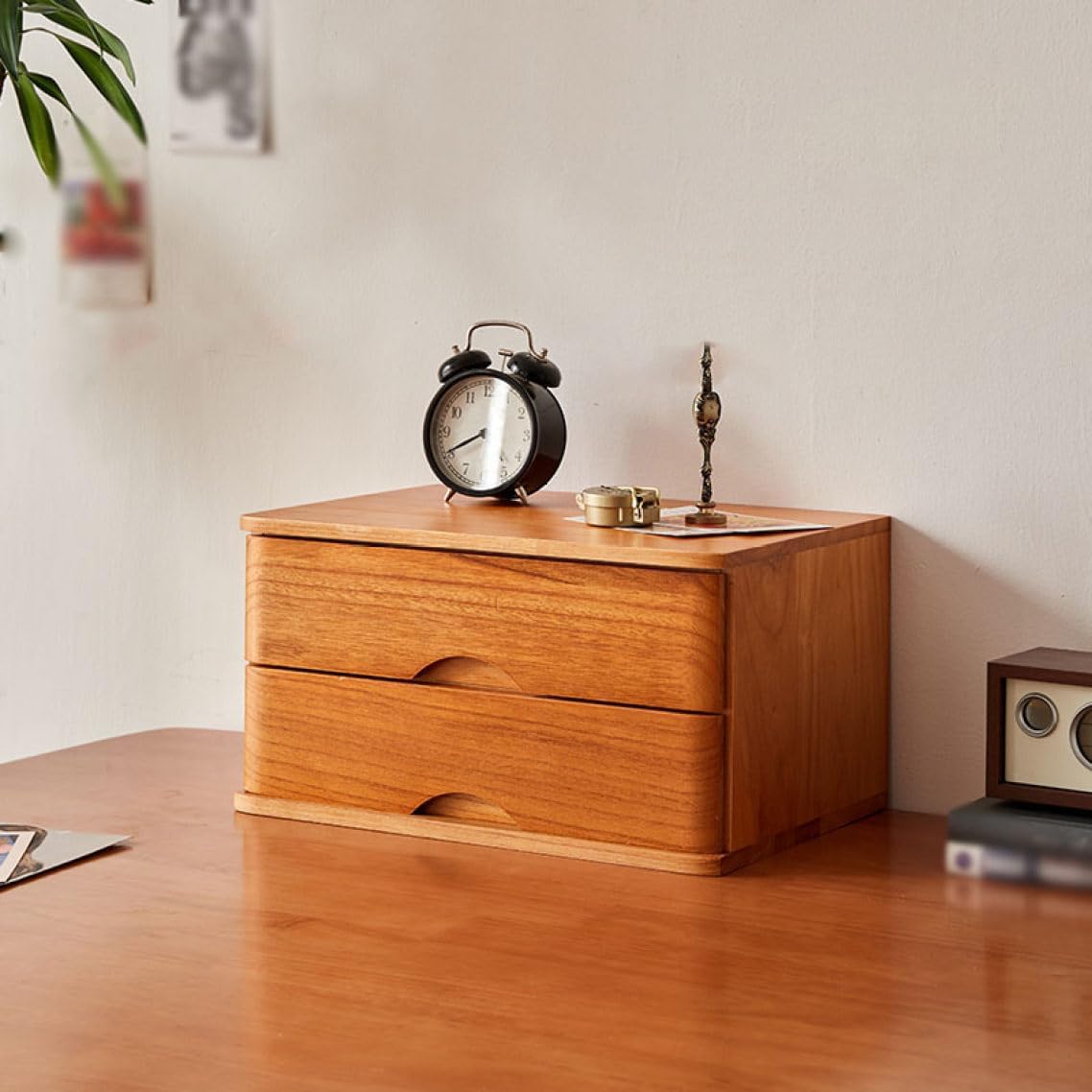 卓上チェスト 木製 収納ボックス 小物入れ 引き出し おしゃれ スタイル2 オシャレ 家庭 事務所 オフィス ナチュラル 雑貨 40*28*31cm 化粧品 文具 書類整理 化粧品収納 分類収納 収納