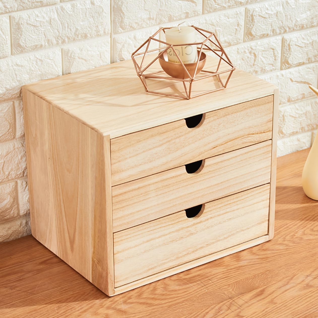 小物チェスト 引き出し 卓上収納 35*26*29 完成品 木目調 おしゃれ スタイル1 ミニチェスト 収納家具 収納 インテリア 引き出し 小物収納ケース 小物収納 引き出し 文房具収納 化粧品収納