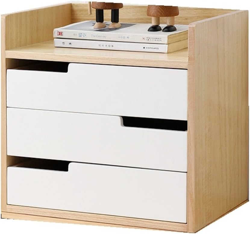 小物チェスト 収納ボックス 引き出し 化粧品収納 木製 大容量 スタイル3 ミニ チェスト 木製 デスク上置棚 ナチュラル 多機能 小物 書類収納 文房具収納 机上用品 デスクオーガナイザー オフェス