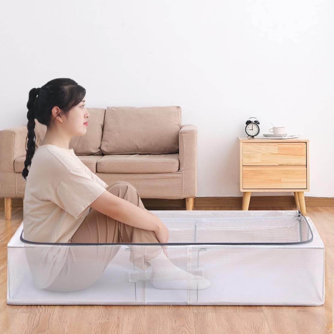 ベッド下 収納ボックス 大容量 綿麻 隙間収納 収納ケース 80*47*20 ふた付き 折り畳み 防塵 防虫 撥水 衣類 洋服 おもちゃん 布団 押し入れ 寝室 クローゼット収納 衣装ケース スタイル