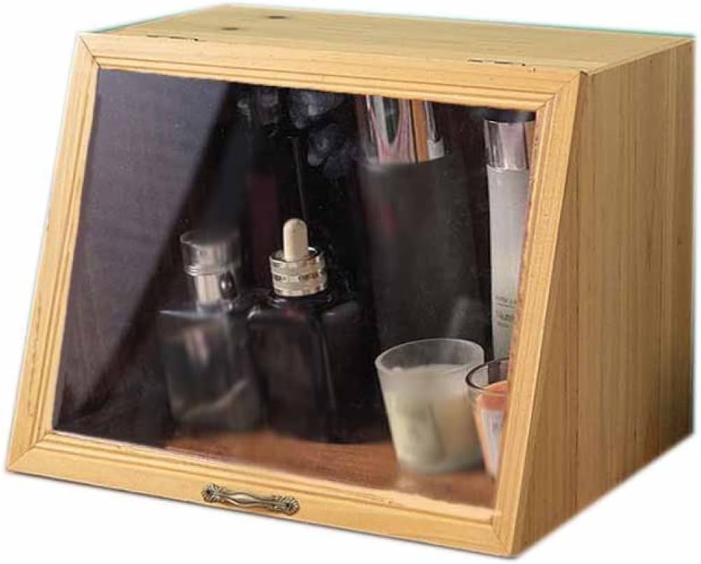 ミニ食器棚 木製 40*23*26cm キッチン収納棚 レンジラック 調味料棚 キッチン収納 軽くて動きやすい 防塵 コレクションケース ディスプレイ フィギュア ケース スタイル4 ミニキャビネット