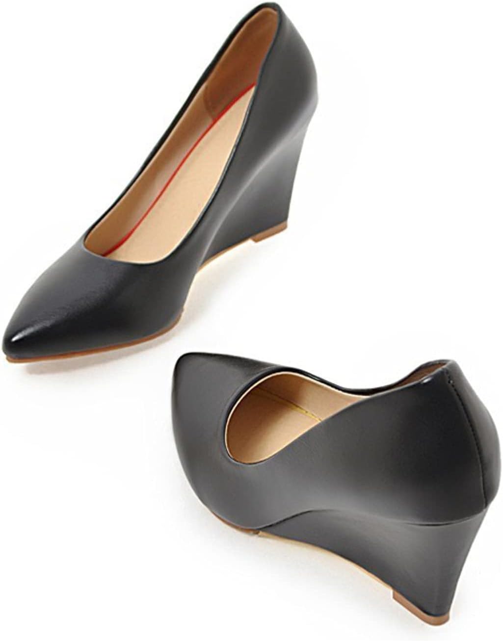 パンプス 痛くない 歩きやすい 走れる ポインテッド 6cmヒール ハイヒール クッション 脱げない 柔らかい ポインテッドトゥ リクルート 春夏 冠婚葬祭 ブラック 黒 小さいサイズ 大きいサイズ