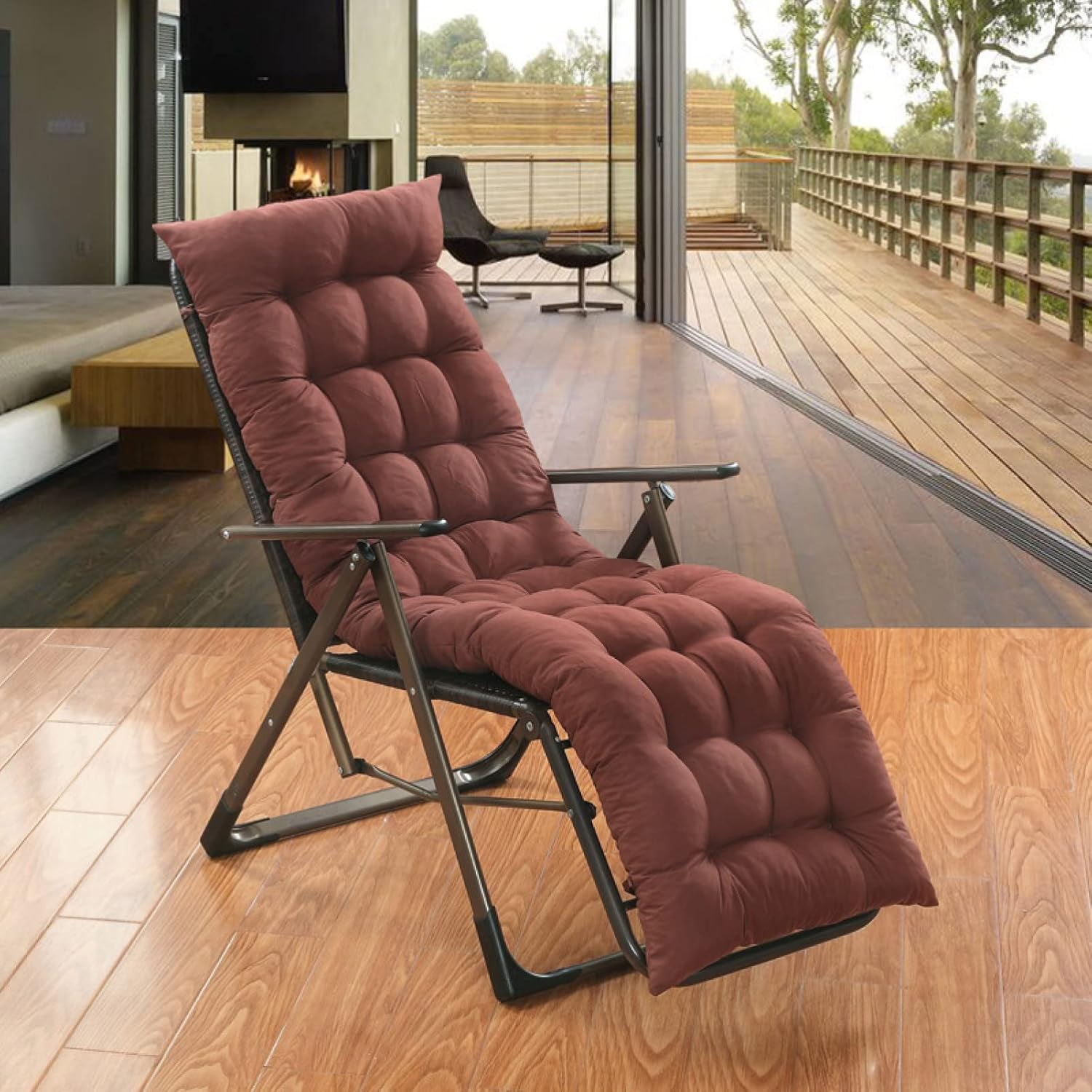 ごろ寝マット 洗える 夏 長座布団 ごろ寝敷き布団 寝椅子用 お昼寝 様式5 チェア座布団 158*48cm ロン..