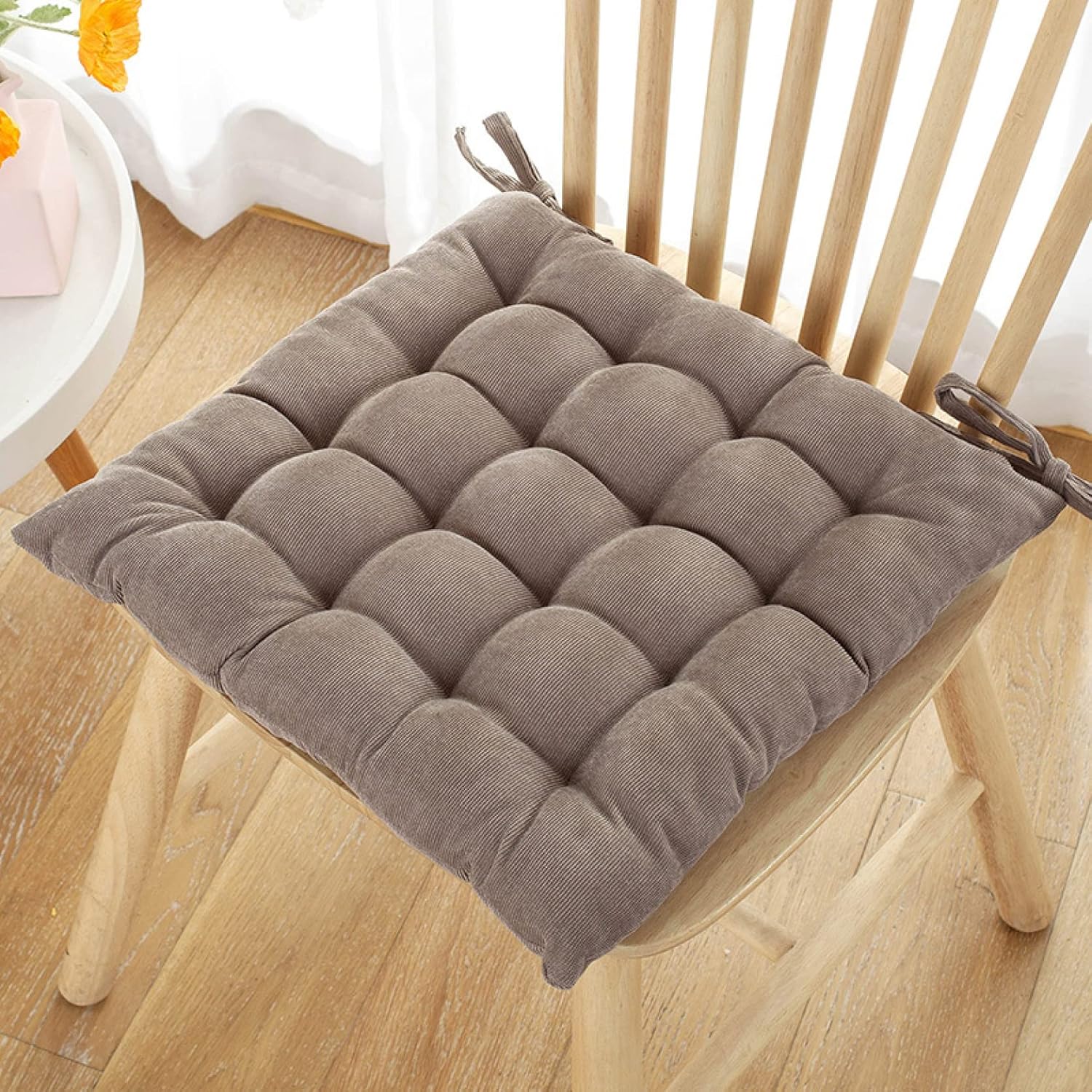 和座布団 クッション 厚め 北欧 無地 45*45cm ざぶとん 座り心地いい お尻に優しい 体圧分散 可愛 オー..