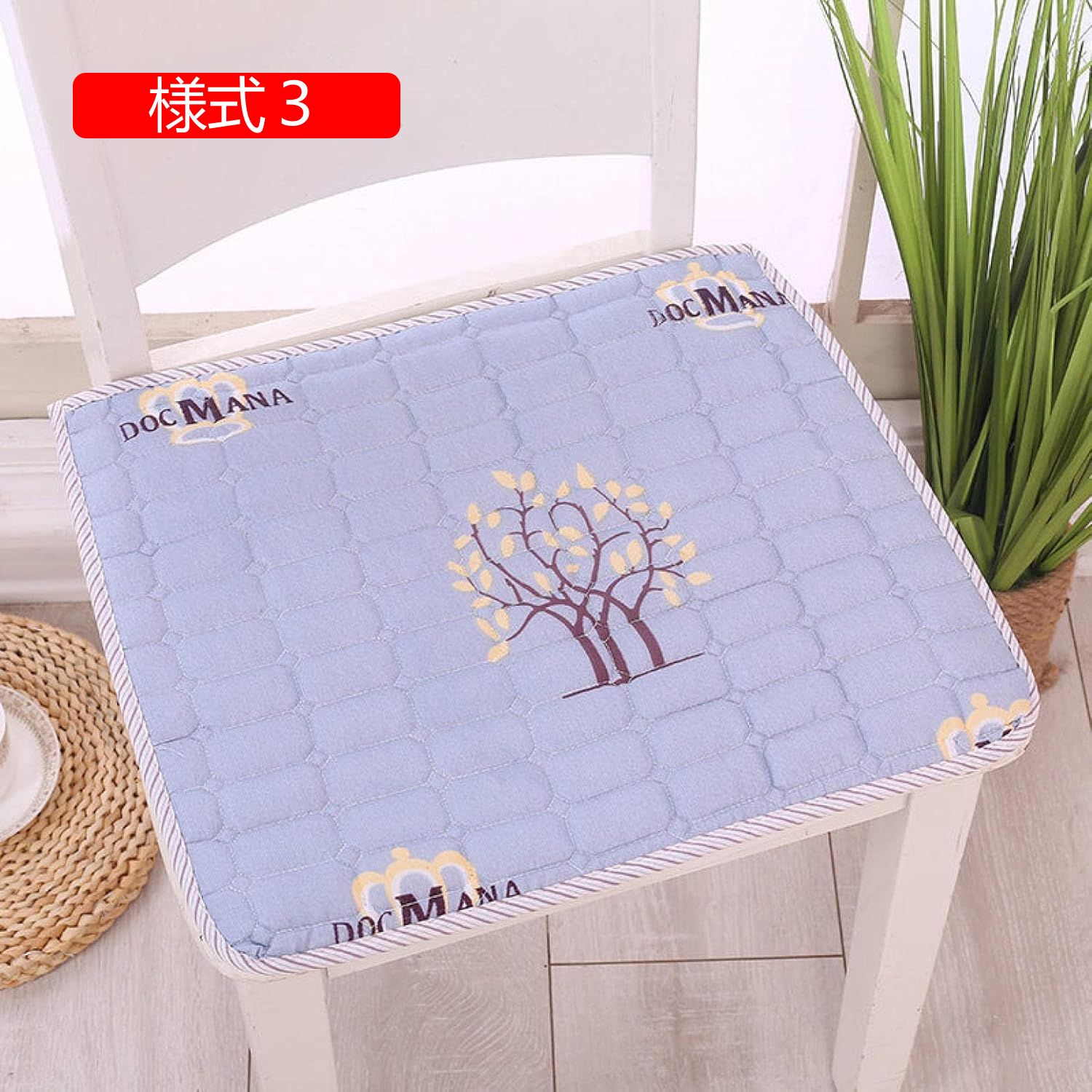 座布団 チェアパッド クッション 背もたれ付きクッション ふわふわ 42*42cm*1 体圧分散 チェアクッション 厚い もこもこ チェア 椅子 座面クッション 在宅勤務 ファッション おしゃれ 北欧 [3]