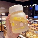 水筒 350ml ミニ水筒 ウォーターボトル マグボトル クリアボトル 女の子 かわいい 花柄 オフィス用 通勤 ポーツ 携帯用 給水ボトル クモガラス 小容量...