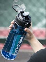 ウォーターボトル 耐熱ボトル ストロー ぼとる BPAフリー ワンタッチ 直飲み 取っ手 サイクリング 超軽量 トラベルディーマグ