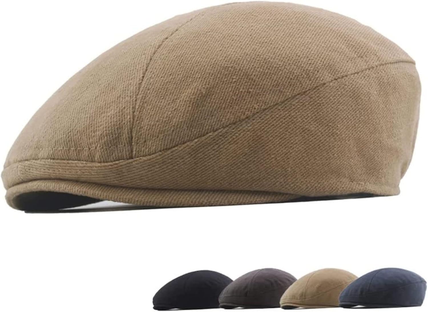 キャスケット ハンチング帽子 英国風 男女兼用クラシック 取締役キャップ 通気性 弾性 秋 冬 キャップ ハット 中年 大型ヘッド ベレー帽 大型ヤード ダックタンキャップ カジュアル おしゃれ つば