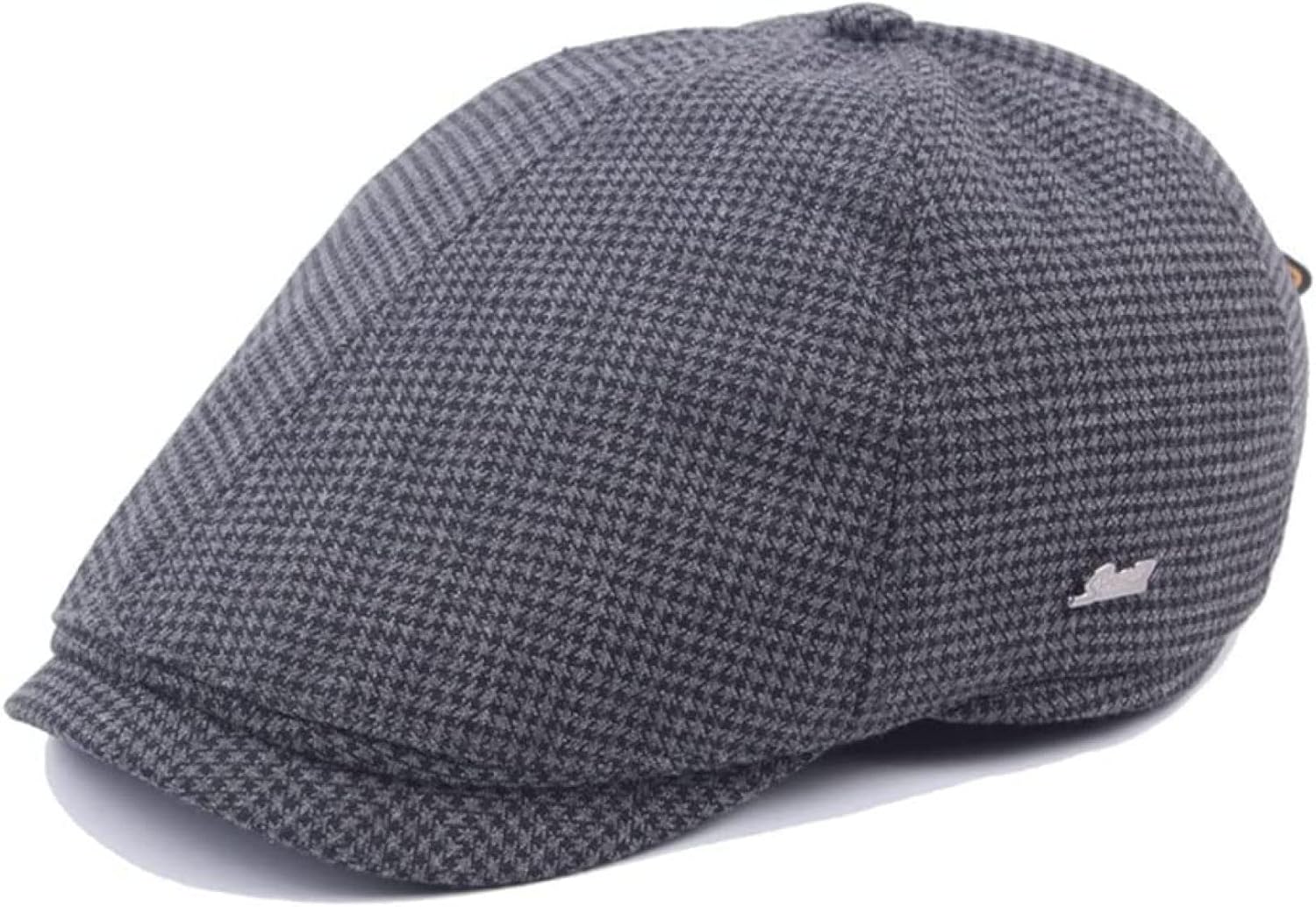 キャスケット ハンチング ピークドハット かっこいい UVカット ワークキャップ ベーシック 秋 冬 格子..