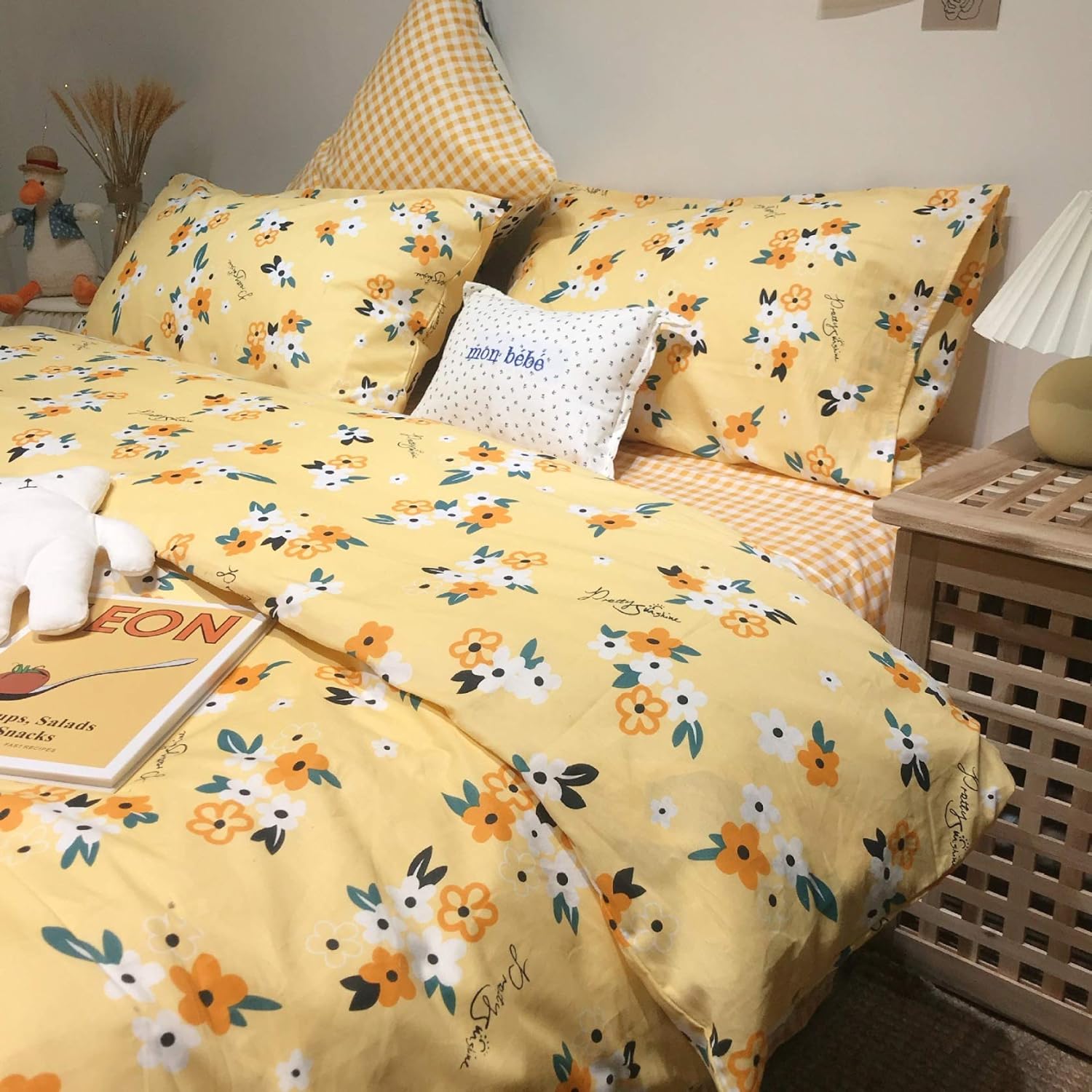 布団カバー 4点セット 和式 シーツカバー ベッドシーツ ベッド用 洋式 150 布団カバーセット ダブルベッド ふとんカバー 掛け布団カバー カラー1 敷き布団用 枕カバー 寝具カバーセット ベット