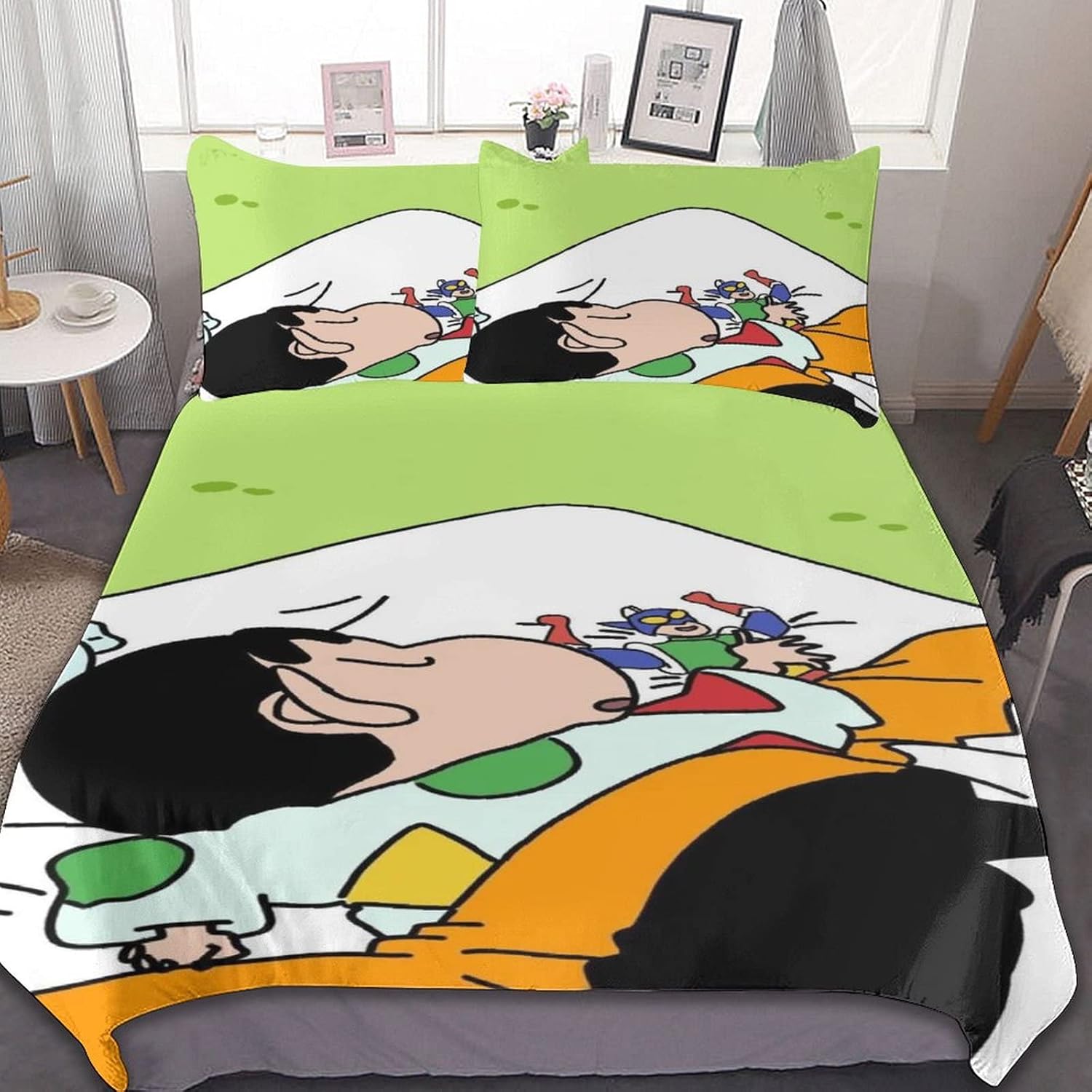 人気 アニメ クレヨンしんちゃん 掛け布団カバー 3点セット かわいい 寝具カバーセット 抗菌 防臭 柔ら..