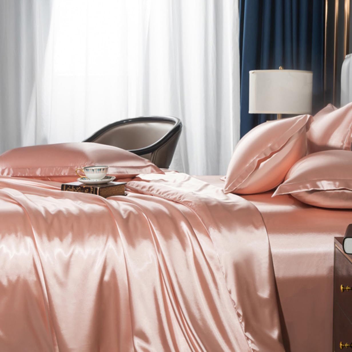 掛け布団カバー 4点セット 北欧風 寝具カバー 洋式 和式兼用 シングル 可愛い オールシーズン掛けカバー 人気 北欧 モダン 洗い替え速乾タイプ 防ダニ布団カバー 枕カバー カラー5 シーツカバ