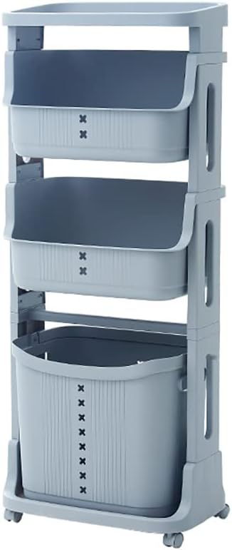 ランドリーバスケット ランドリーラック ランドリー収納 2段 3段 北欧 大容量 洗濯かご キッチンワゴン 組立式 キャスター付き 収納 おしゃれ 取っ手付き 浴室収納 インテリア 収納雑貨 収納バス