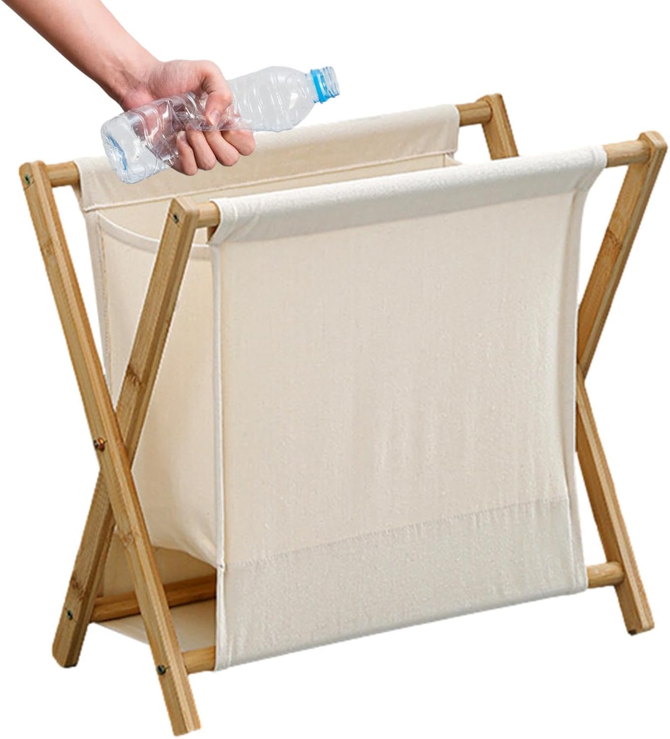 浴室用ランドリーバスケット 折りたたみランドリーバスケット 木製ランドリーバスケット 折りたたみランドリーバスケット折りたたみ可能な木製 X フレーランドリーハンパー 折りたたみ式ランドリーバスケット