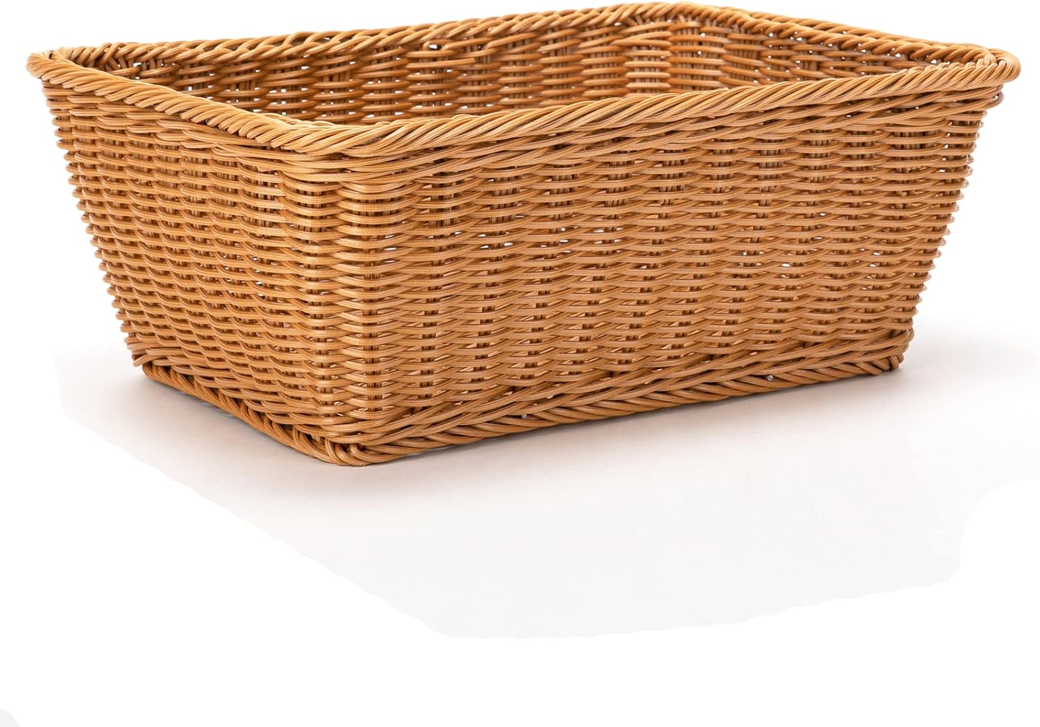 コーヒー色 L-Plusサイズ PP（ポリプロピレン） かご バスケット 収納 耐熱水洗える 積み重ねできる 軽..