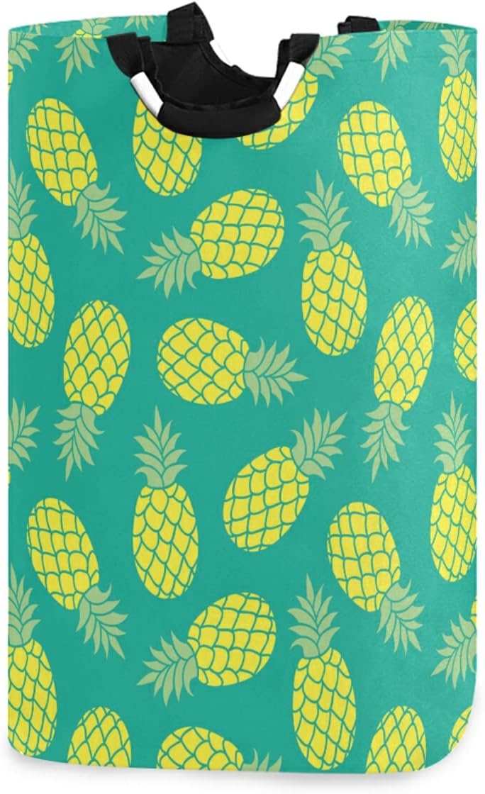 ランドリー バスケット 人気 おしゃれ パイナップル ランドリーかご 折りたたみ 洗濯ボックス 洗濯物入れ ランドリーバッグ ランドリー収納 スリム 大容量