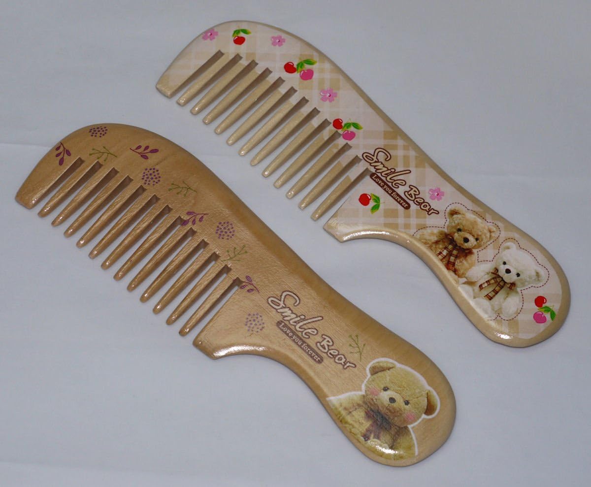 楽天Libre777高級木製可愛い櫛（くし） 美容 ヘアアクセサリー櫛