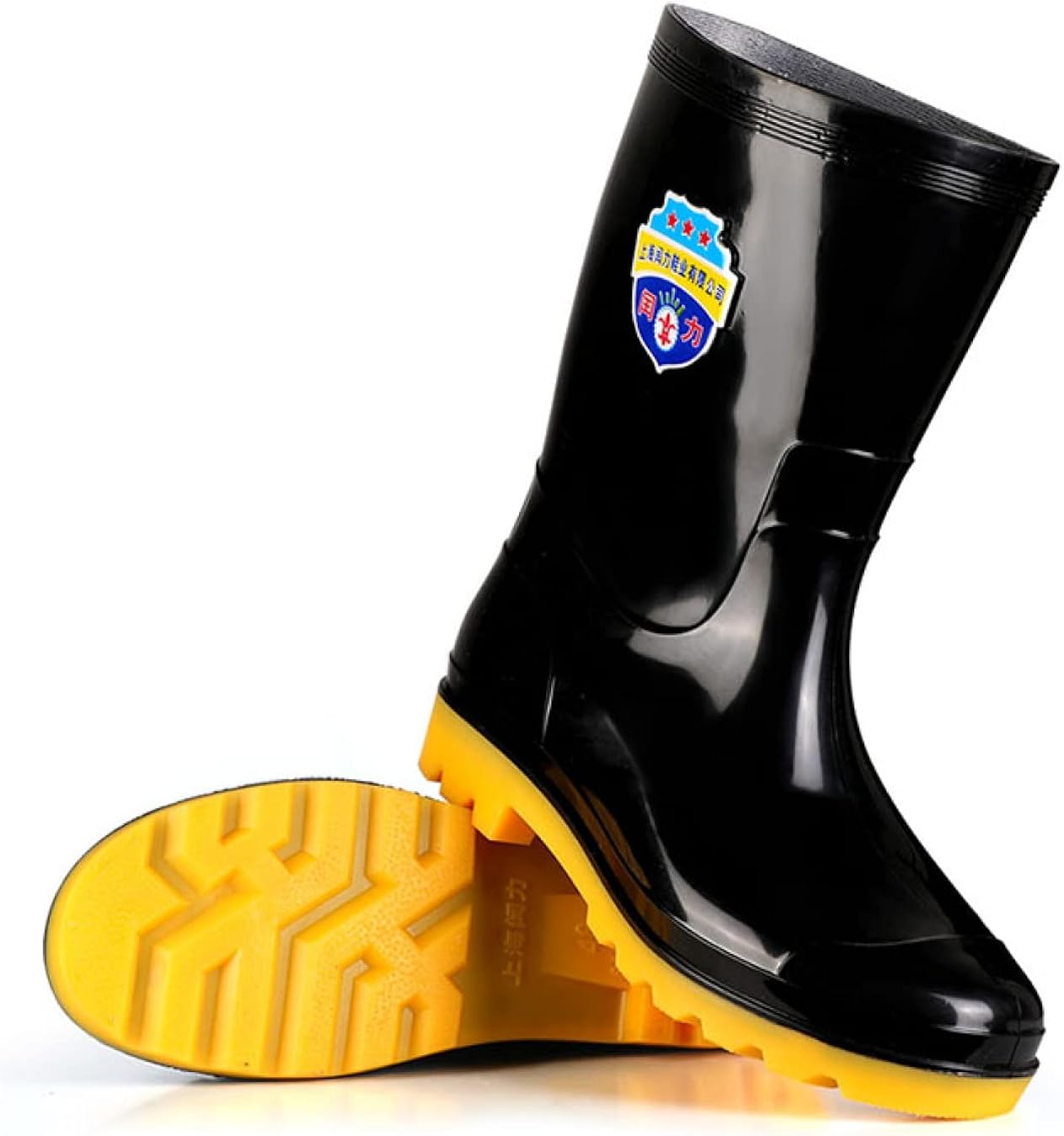 レインブーツ ロングブーツ メンズ 迷彩 男性用 PVC製 防水ブーツ レインシューズ 靴 雨靴 長靴 雨具 レイングッズ 軽量 美脚 蒸れない 雪 防水 防滑...