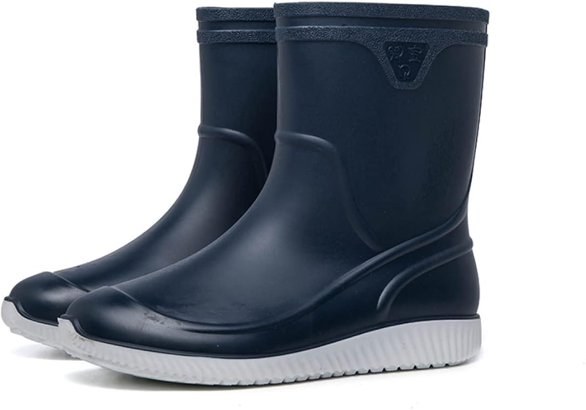 レイン シューズ メンズ 男性 レインブーツ おしゃれ 快適 軽量 防水シ ショートブーツ レイン シュー..