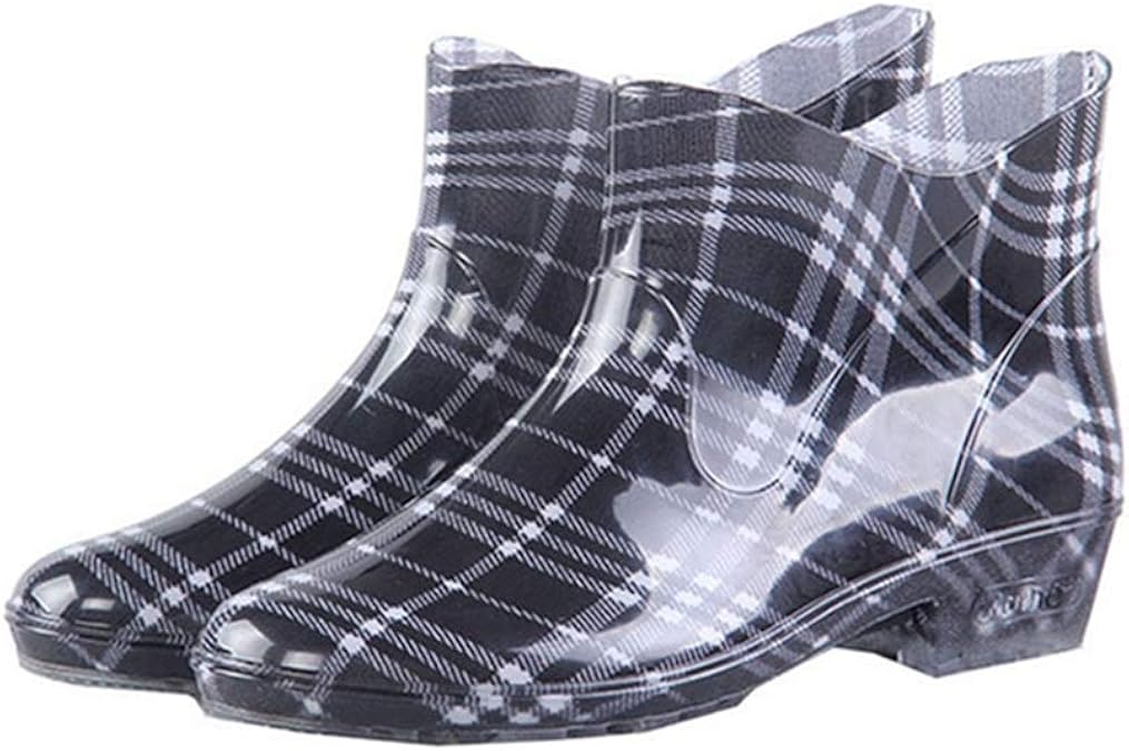 レインシューズ 雨靴 花柄 レディースアウトドア ショート丈 大きなサイズ シンプル 可愛い 短靴 レイ..