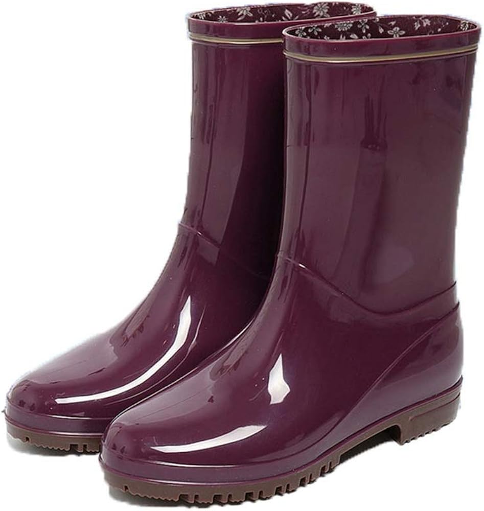 完全防水 美脚 レインブーツ レディース ショート ヒール ラバーブーツ レインシューズ レディス 通勤 おしゃれ 長靴 スノーブーツ 雪 ..