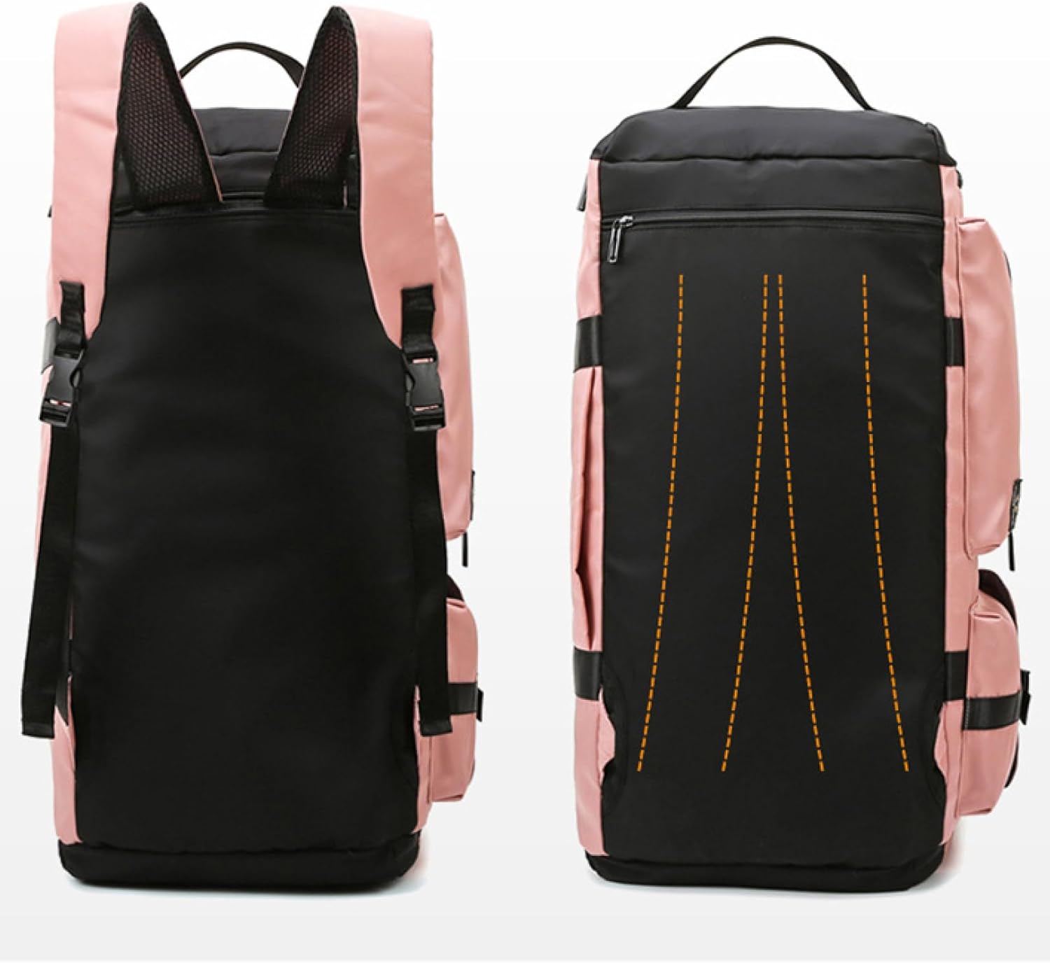 ボストンバッグ 65L ダッフルバッグ 4way スポーツバッグ 大容量 キャリーオンバッグ スーツケース固定 リュック ジムバッグ 折りたたみ 旅行バッグ メンズ レディース シューズ収納 乾湿分離 jollibee-10047472 Libre777 サンプル画像2