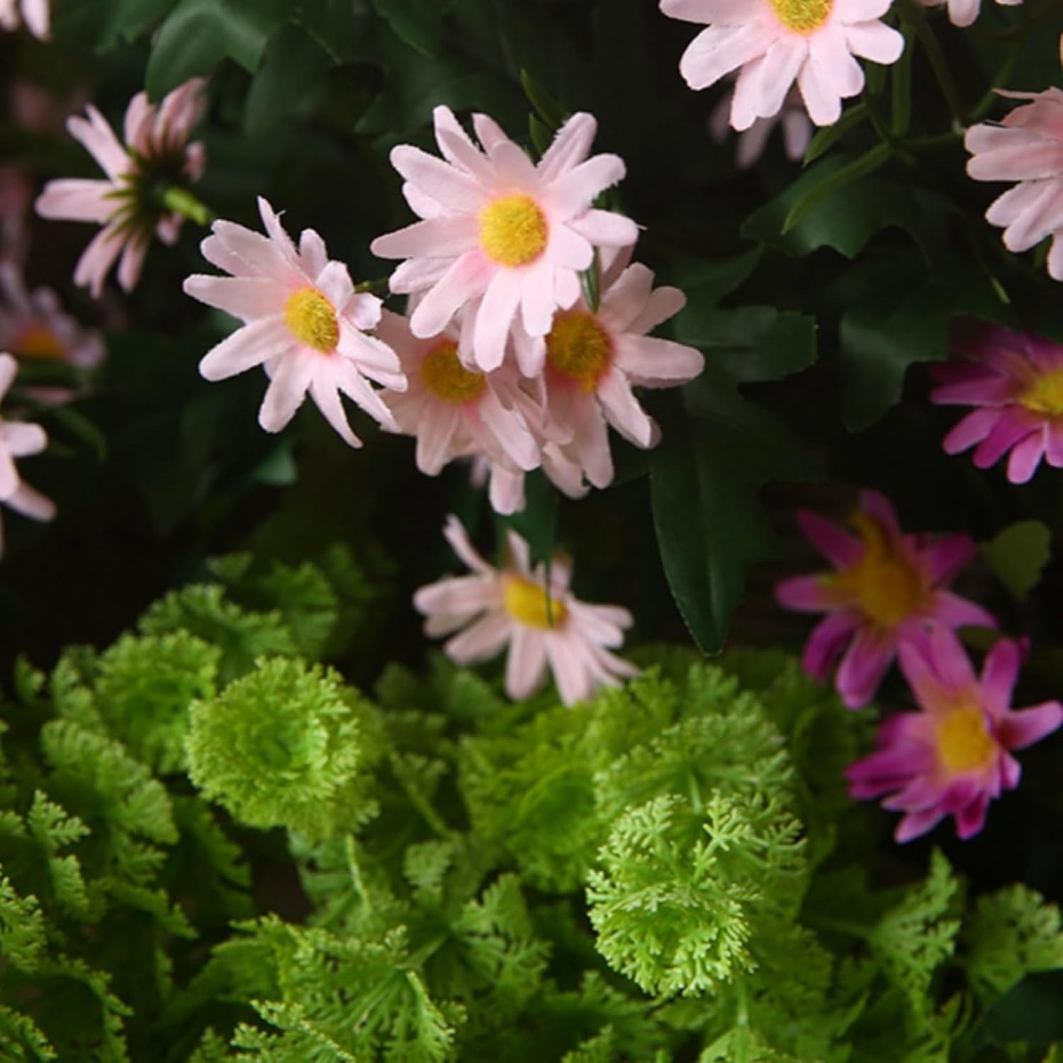 3本セット 造花 デイジー フェイク花 デイジーの花束 ブーケ 田園風 枯れない花 世話不要 アートフラワー インテリア プレゼント お祝い リビング ピクニック テーブル 装飾 飾り アレンジ オー