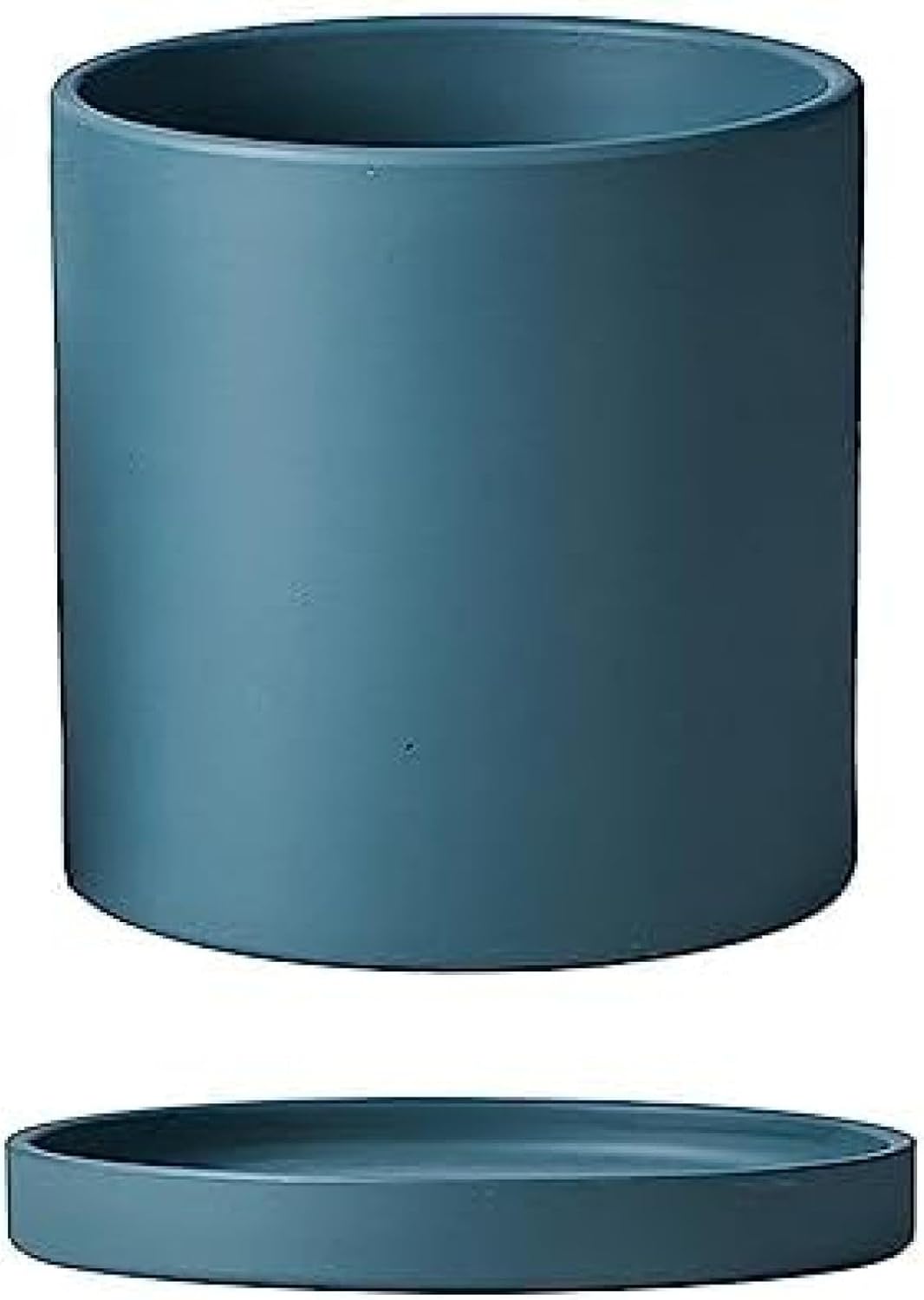 植木鉢 鉢 プランター 鉢植え 陶器鉢 花盆 セラミック 円筒形 受け皿付き おしゃれ シンプル 多機能 排..