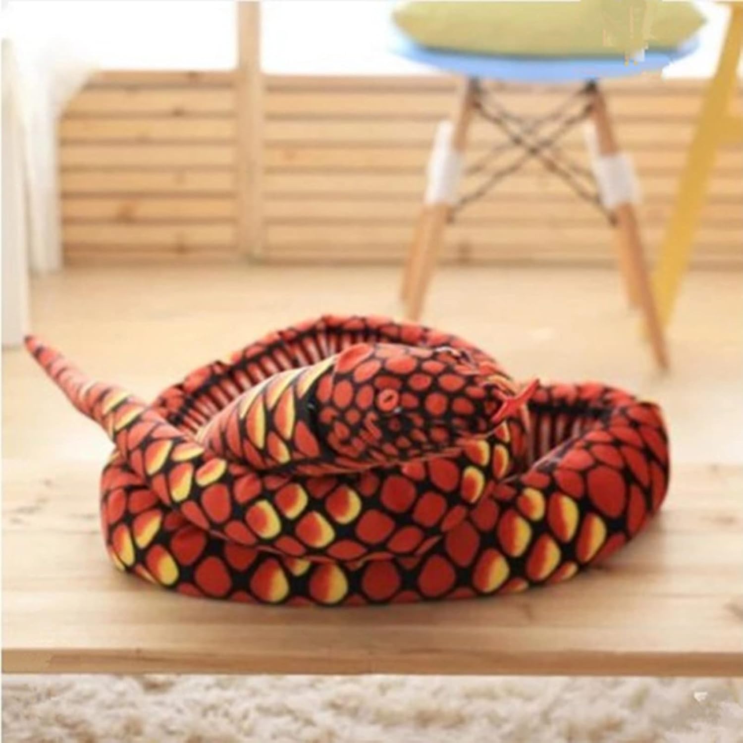 Rakuten - スネーク　おもちゃ　びっくり　ジョーク玩具　滑稽な　リアル外観　怖い　ホラー　小道具　面白い　動物　100cm　280cm　お誕生日プレゼント　店飾り　ハロウィン　ブルー　ぬいぐるみ