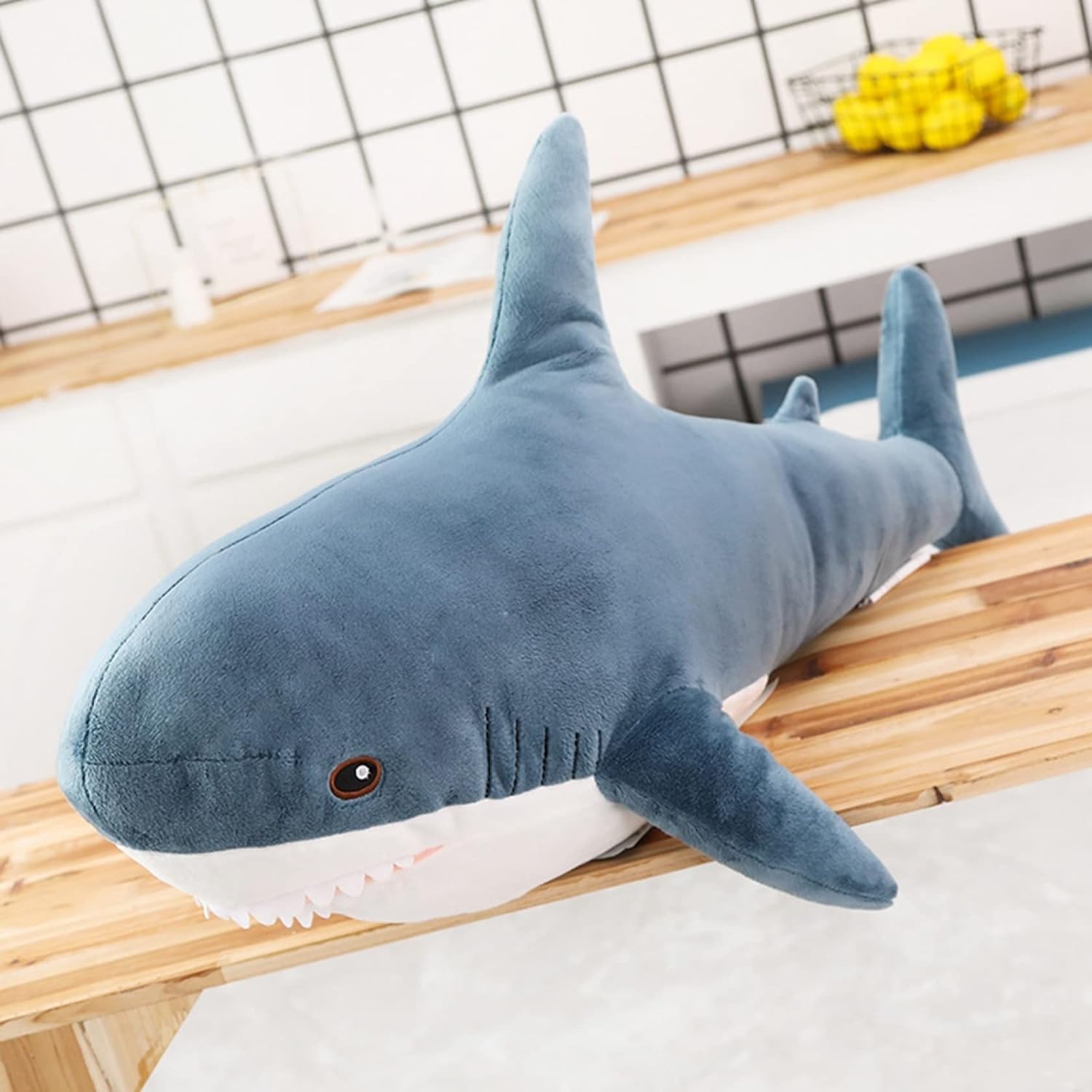 抱き枕　ぬいぐるみ　動物　サメ　特大　柔らかい　肌触り良い　癒し系　リッラクス　記念日　お誕生日プレゼント　インテリア　お祝い　贈り物　プレゼント　15-120cm　グレー　おもしろぬいぐるみ