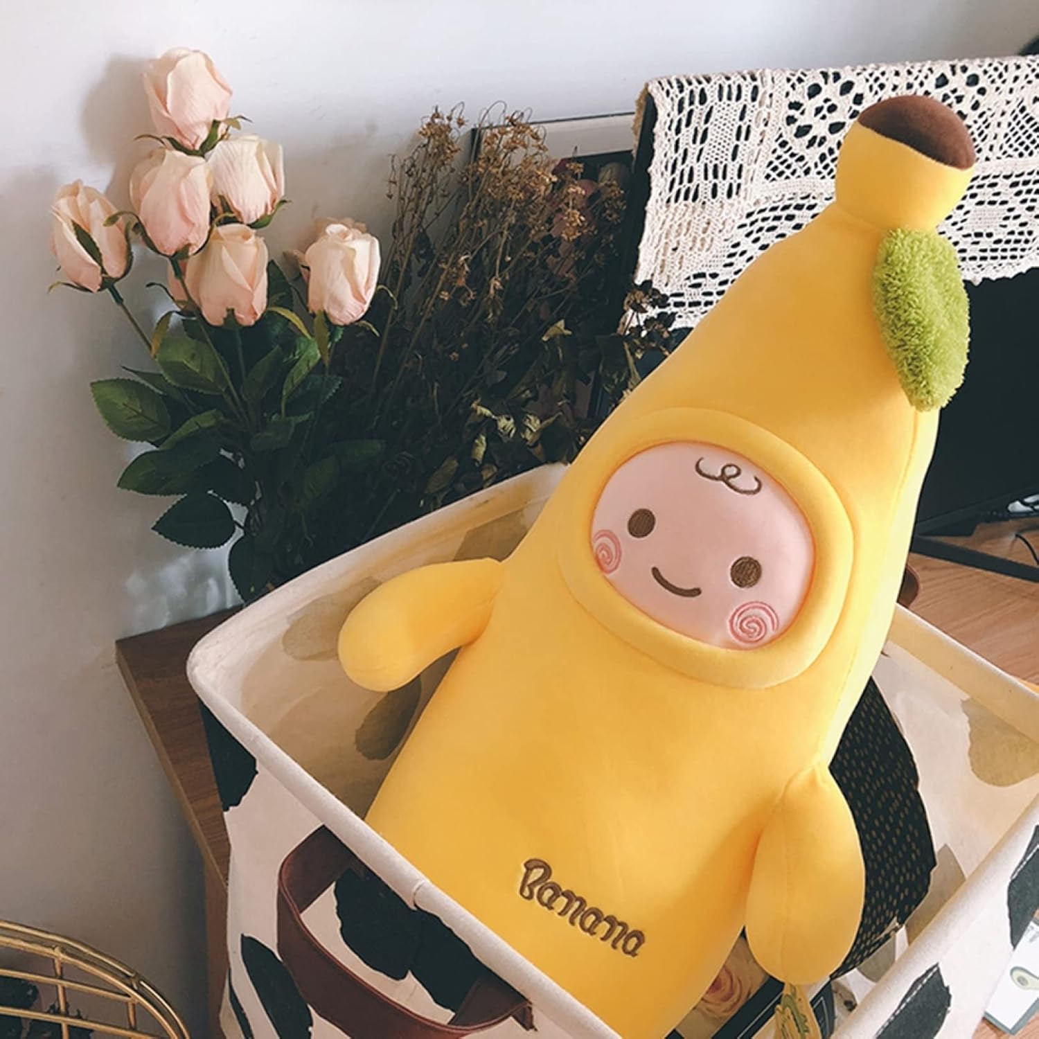 バナナ　ぬいぐるみ　抱き枕　大きい　42-120cm　かわいい　スーパソフト　柔らかい　癒し　弾力　お誕生日　出産祝い　卒業祝い　入学祝い　結婚祝い　贈り物　ねむねむ　抱きまくら