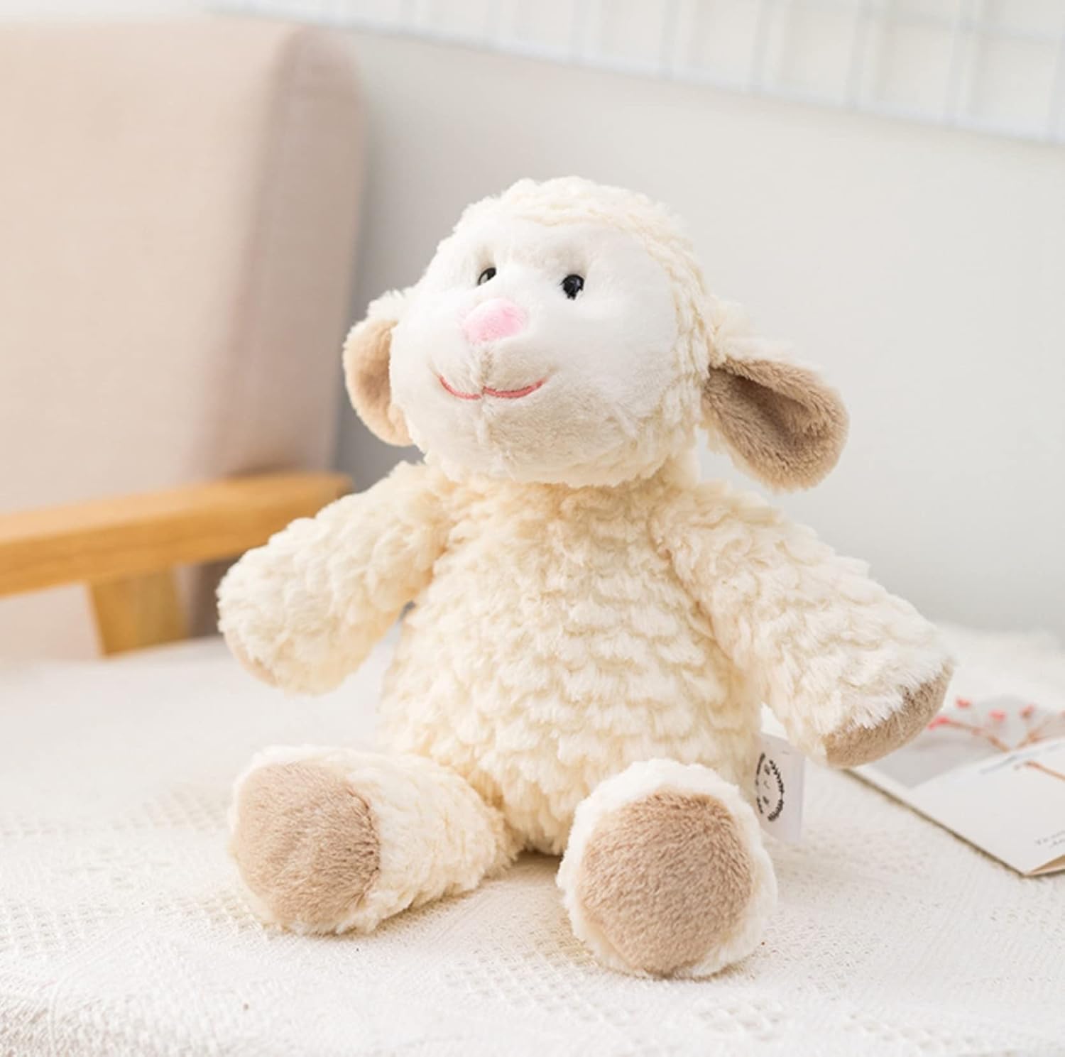 うさぎ ぬいぐるみ ふわふわ かわいい 長い足のウサギ インテリア 置物 店飾り 小学生 友達 親友へ 彼女彼氏へ プレゼント ホワイト ピンク 約36cm 3歳 おもちゃ 女の子