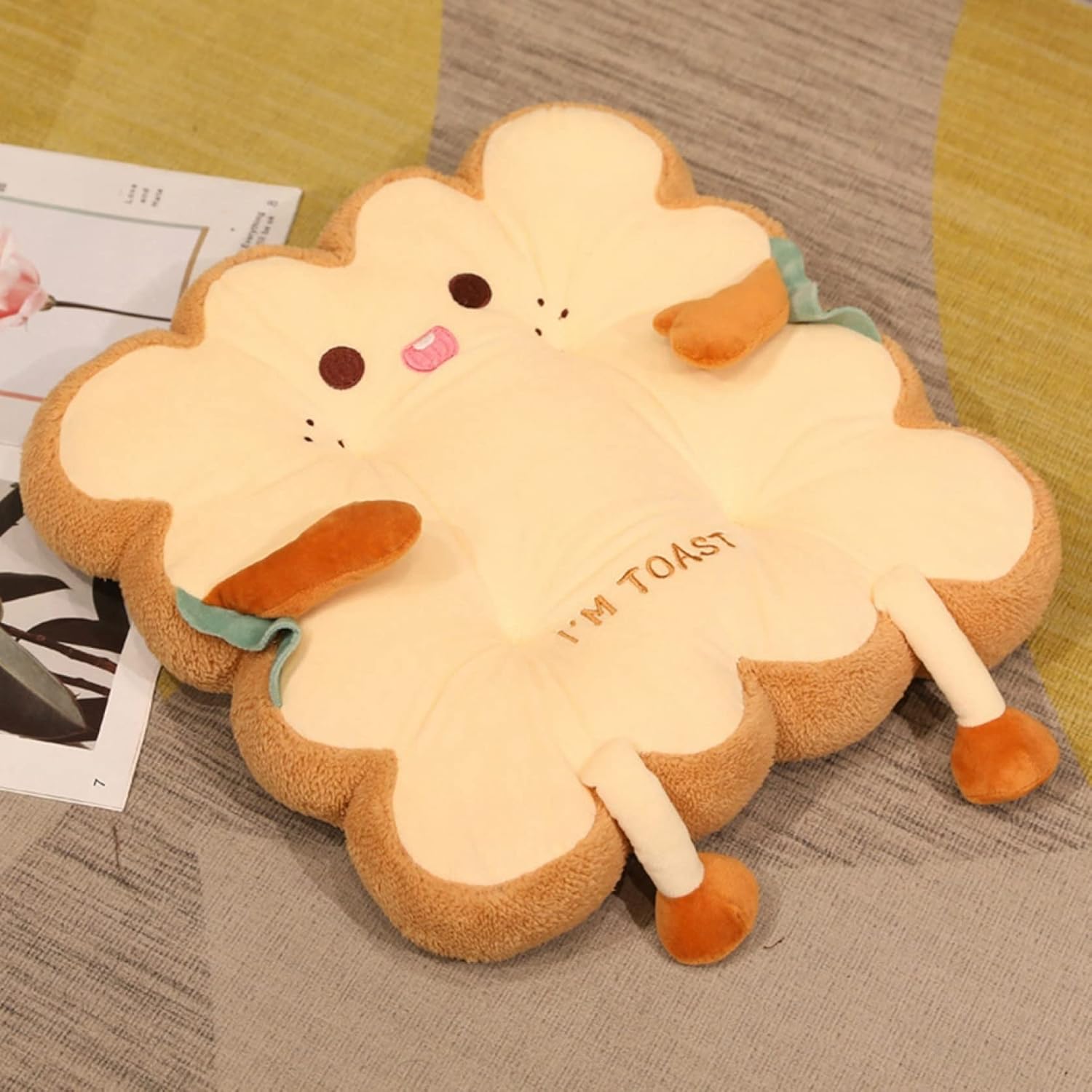 Rakuten - 抱き枕　パン　ぬいぐるみ　かわいい　癒し系　記念日　お誕生日プレゼント　卒業祝い　入学祝い　結婚祝い　おもしろ雑貨　クッション　お祝い　贈り物　座布団　すべり止め設計　45x45x10cm