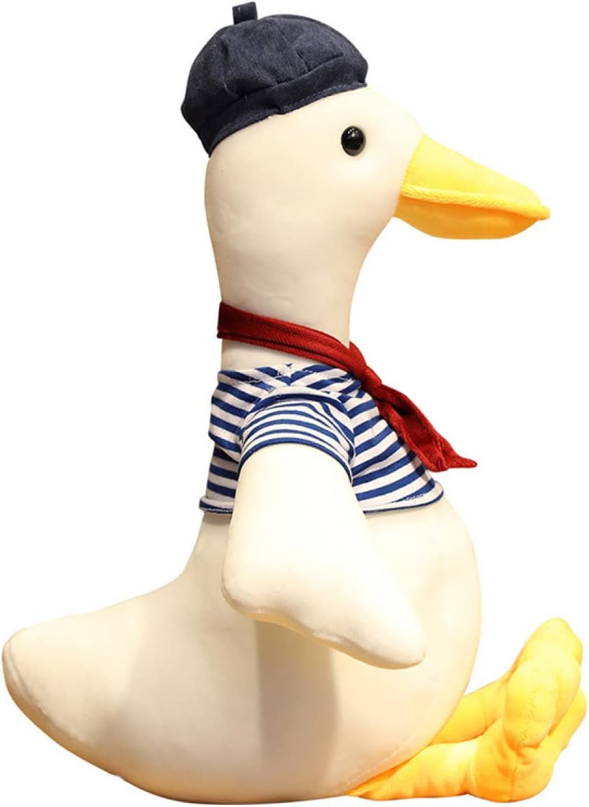 ダック　抱きぐるみ　ふわふわ　可愛い　帽子をかぶったアヒル　子供部屋飾り物　店飾り　インテリア　置物　記念日　お誕生日プレゼント　お祝い　贈り物　プレゼント　30cm　70cm　全4サイズ(3)