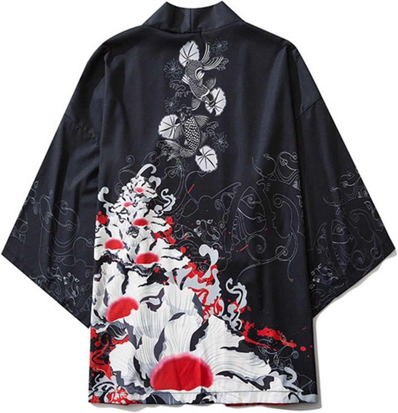 和式パーカー メンズ 夏用 七分袖シャツ 着物 羽織トップス ゆったり UVカット ジャケット おおきいサ..