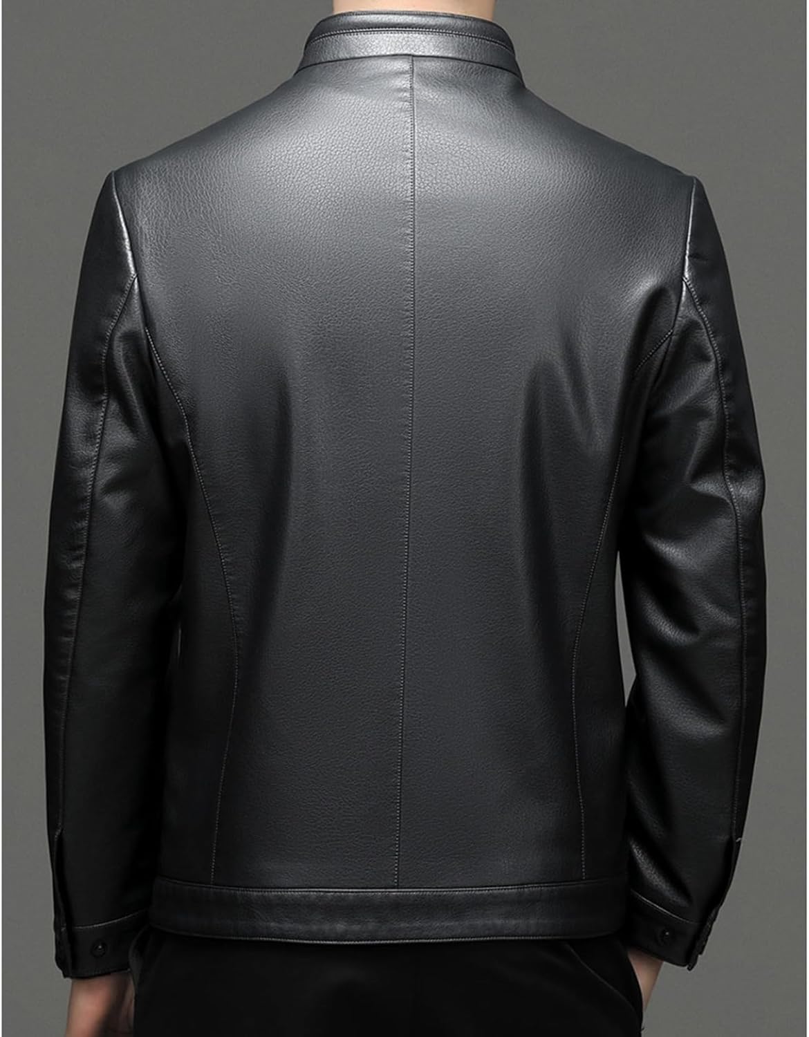 秋冬 レザージャケット メンズ ライダース 合皮 立ち襟 シングル 大きいサイズ スリム ファッション カッコイイ 革ジャン スタジャン カジュアル ビジネス 通勤 アウトドア 撥水 防風 防寒 保温