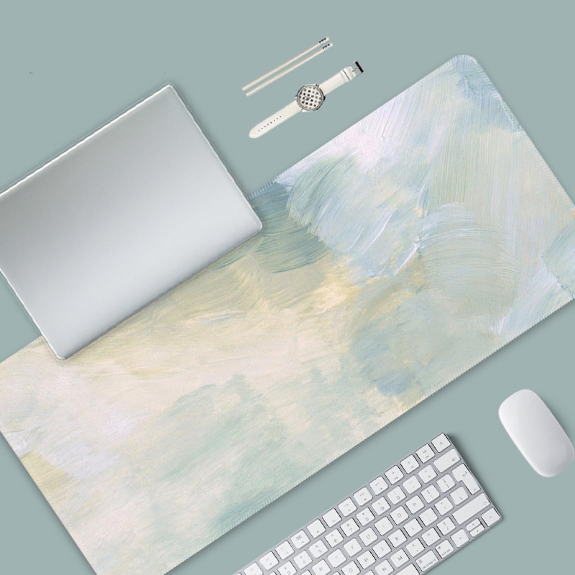 大型 ゲーミング マウスパッド 大型マウスパッド オールシーズン 夏 冬 カラー デスクマット ゲーミン..