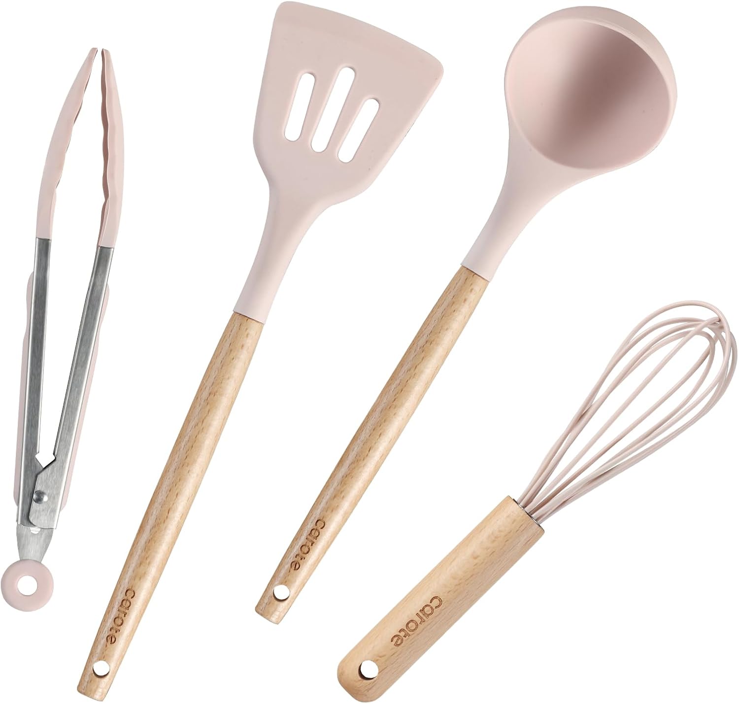 キッチンツールセット4本 シリコン製 調理器具セット フライ返し おたま トング 泡立て器 へら ハケ ス..