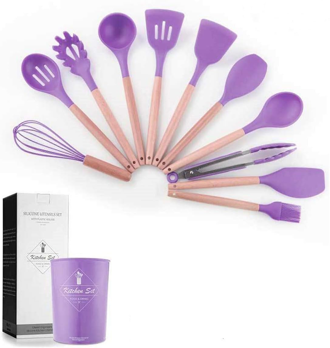 キッチンツールセット 調理器具 11点セット キッチン用品 シリコン へら スパチュラ 木製キッチンツー..