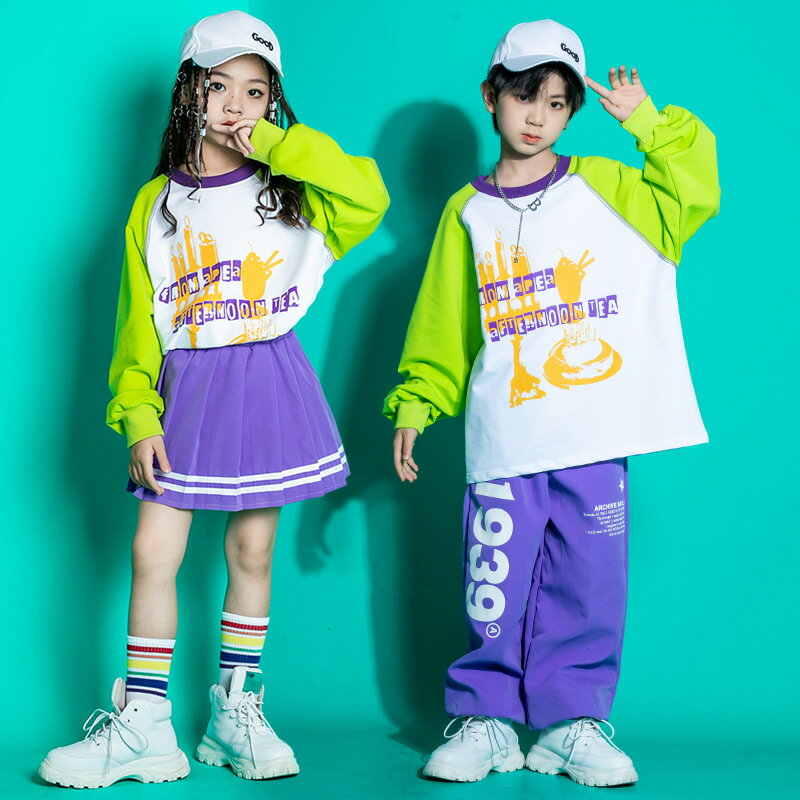 キッズ チアガール 衣装 ダンス衣装 セットアップ 子供服 パーカー パンツ 長袖 女の子 スカート ヒップホップ ダンス衣装 ジャズ ダンス衣装 Tシャツ 女の子 k-pop 衣装 ファッション ダンス衣装 チア 女の子 応援 hiphop 110 120 130 140 150 160 170 180cm