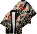 メンズ 和式パーカー 和柄 レトロ 夏用 七分袖 和風シャツ 羽織り 和服 カーディガン カジュアル 紫外線対策 コート おおきいサイズ 原宿風 薄手 冷房対策...