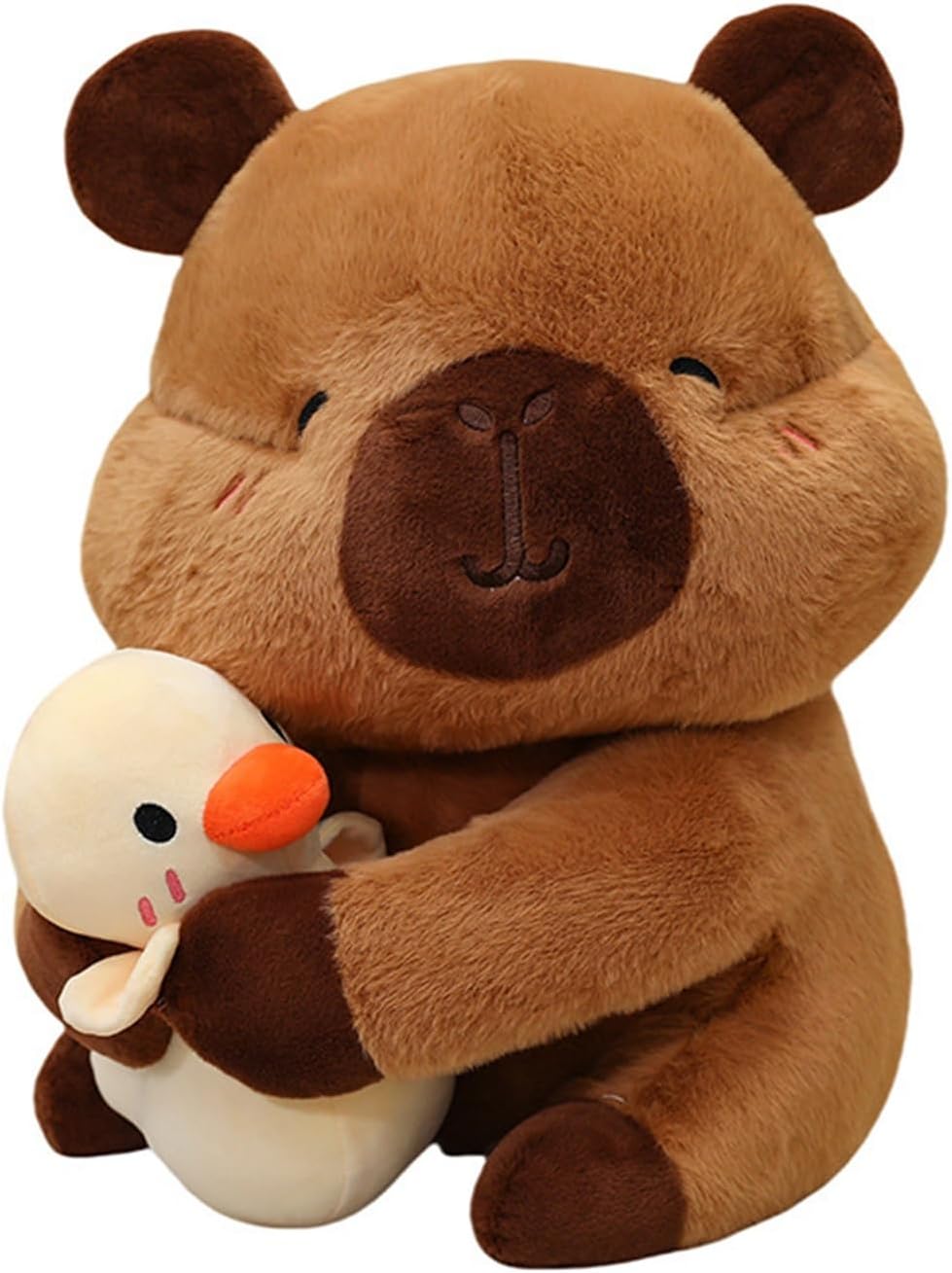　　　 -------商品詳細------- 【高品質素材】高品質のPPコットンで、敏感な肌を傷つけたり刺激したりする化学物質は含まれていません。安全で肌に優しい、健康に害がない大人も子供も全部に適する。 【可愛い】可愛いカピバラのデザイン、ふわふわ＆もちもちの感触とキュートな姿で心まで癒されます。 【気持ちいい】ふわふわでとても心地が良く、くつろぎを与えてくれます。これを抱きしめる事で体も暖まるので、寒い夜にはピッタリです! 【最適な贈り物】結婚式での贈呈や、御出産祝い、お誕生御祝い、卒業、バレンタインデー、ハロウイン、七五三、クリスマスのプレゼント、新年のお祝い、子どもへの贈り物、彼女への贈り物などにとして、とってもいいです。愛する人へ、感謝したい人へ、ずっと素敵な贈り物です。 【用途】肌にやさしい生地、高密度、ソフトで通気性のある、柔らかく繊細な、変形しにくい素材を使用しています。誕生日、バレンタインデー、クリスマス、美しい贈り物、赤ちゃんや大人のように、これは非常に人気のある特別な贈り物です。説明 ご来店、ありがとうございます 【可愛い】 可愛いデザイン、ふわふわ＆もちもちの感触とキュートな姿で心まで癒されます。 【素材】 表面はしなやかで肌触り良い生地で、裏は柔らかさと高弾力性を兼ね備えた高品質ダウンコットンを採用します。 【柔らかい手触り】 ふんわり柔らかい生地、キュートな外観は、かわいい家庭装飾にして、抱き枕としても素晴らしいです。 【ギフトとして最高】 お誕生日祝い、入学式、女子会、花火大会、クリスマスや新年など適した素敵なギフトとして、ご家族、お友達、恋人、同僚へ。 【お手入れ方法】 1.本商品は手洗いにてお洗濯ができます。お洗濯後は速やかに形を整えて、直射日光をさけて陰干ししてください。 2.中材の乾燥が十分でないとカビなどが発生する原因になりますので、乾燥は十分に行ってください。 【ご注意】 1.サイズにつきましては平置き採寸となります。生地や個体差により1~2cmの誤差が生じる場合がございます。 2.PC環境や撮影状況などの違いにより実際のお色とは若干異なる場合がございます。