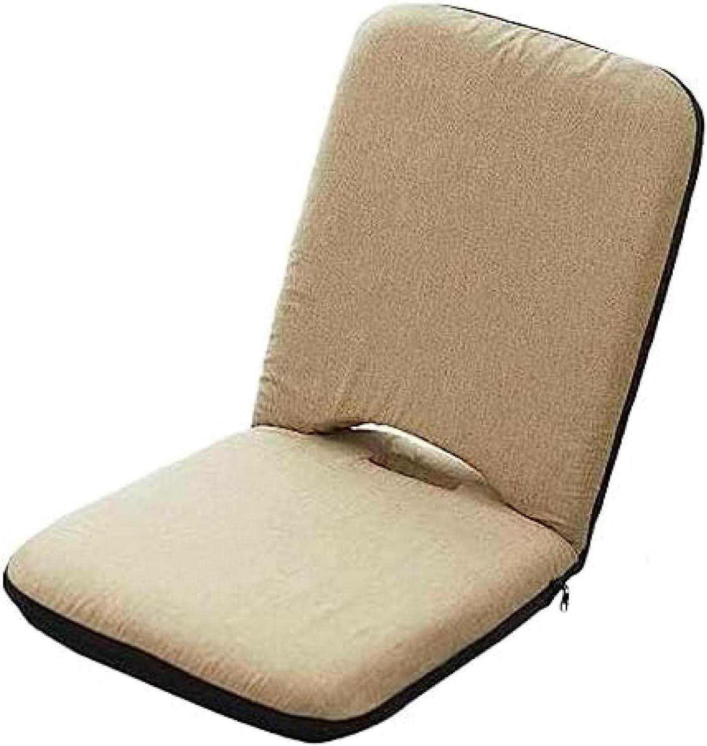 背もたれ付きフロアチェア 日本語読書椅子 座椅子 畳床シート 床怠惰な座席 ゲームチェア ヨガ 屋外 寝..