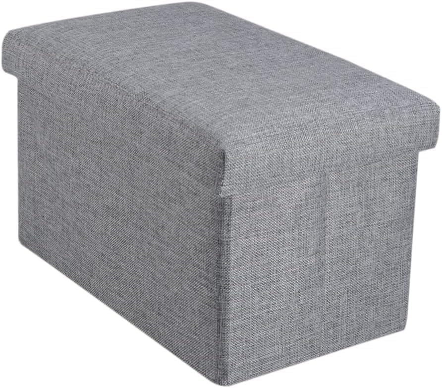 収納スツール オットマン 座れる収納ボックス 折りたたみ式 座椅子 ストレージチェア 足置き 踏み台 大..