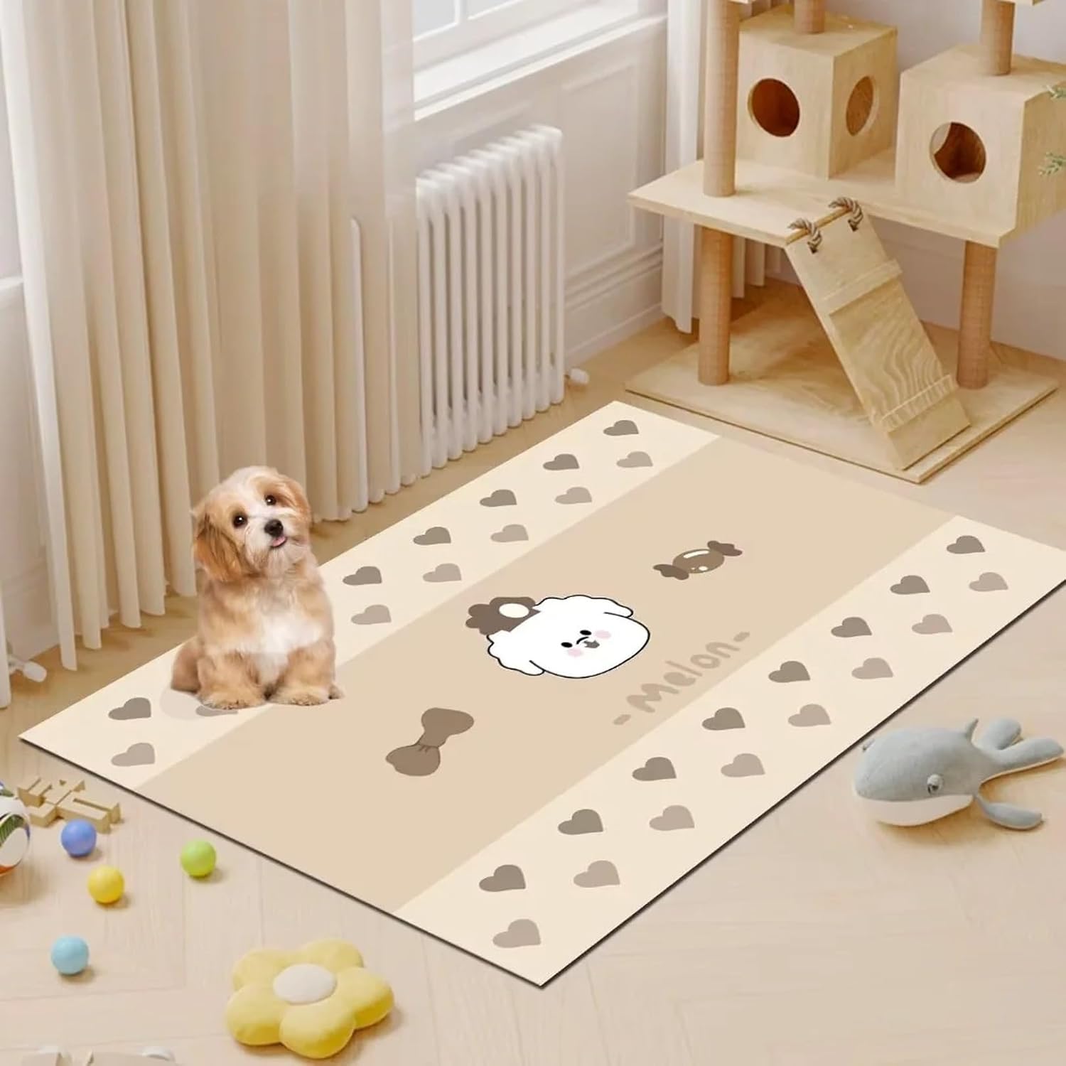 ペットマット ペットシーツ PUレザー PVC 拭ける 汚れ防止 防水 可愛い柄 カーペット ひっかき防止 速..