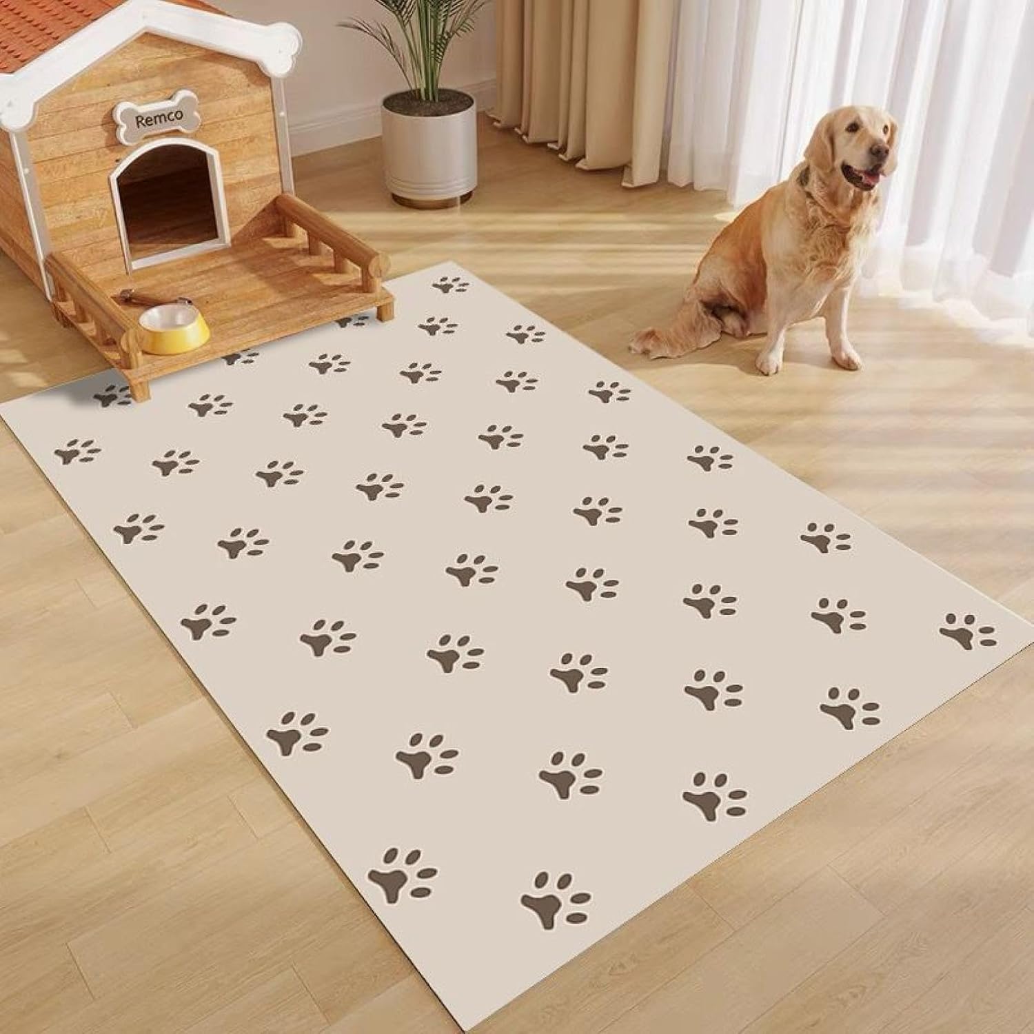 トイレ下敷きマット ペットマット フローリングカーペット トイレ下敷きマット 犬 猫用洗えるペットシ..