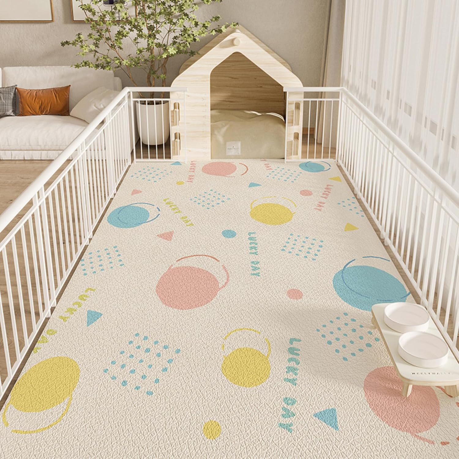 ペットマット ペットシーツ フローリングカーペット トイレ下敷きマット 犬用マット 滑らない 防水 噛..