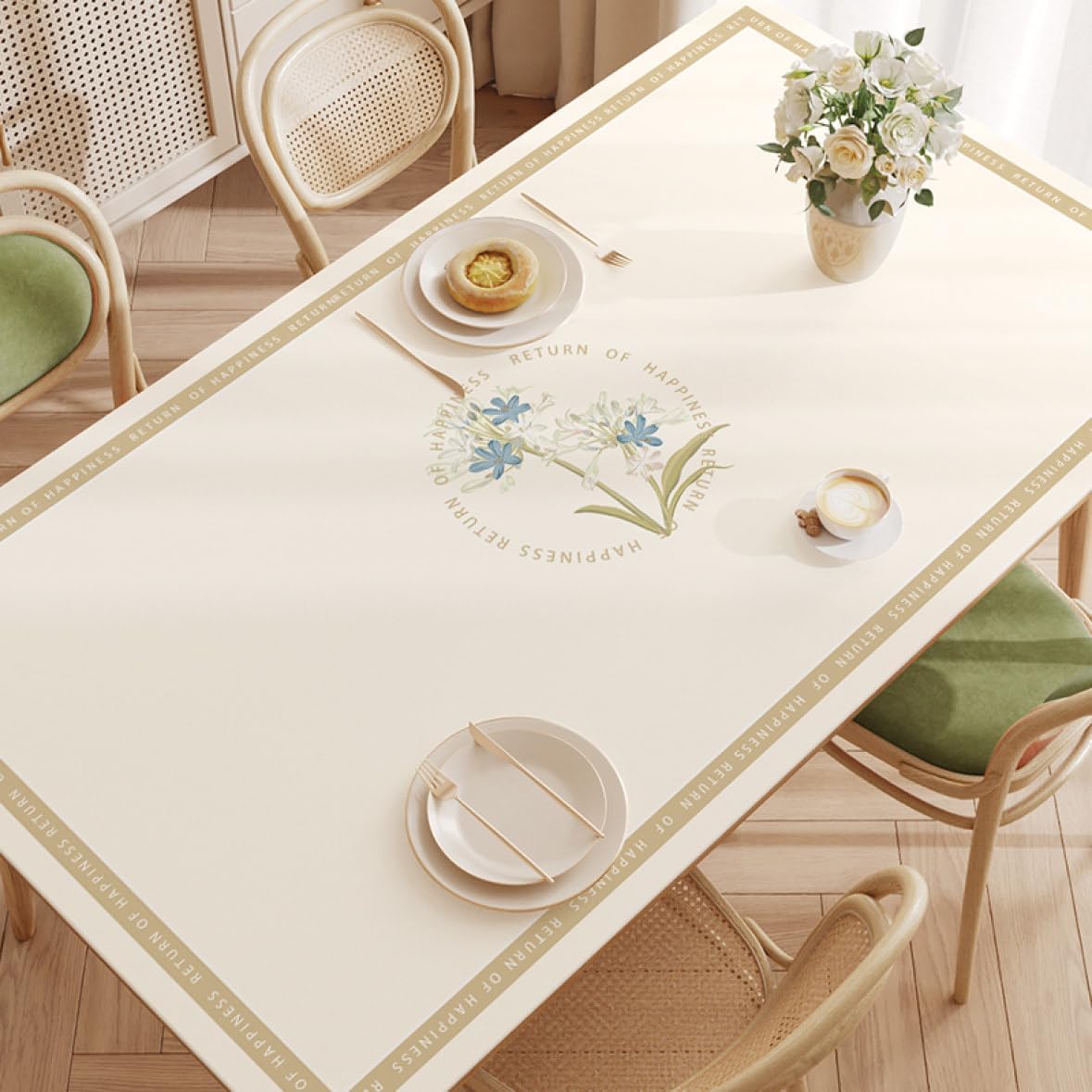 テーブルクロス 撥水 撥油 PUレザー生地 おしゃれ テーブルマット 北欧 テーブルカバー 合皮 食卓カバー 大判 80*130cm 厚手 防水 カラー12 汚れ防止 滑り止め 耐久 耐熱 正方形 長